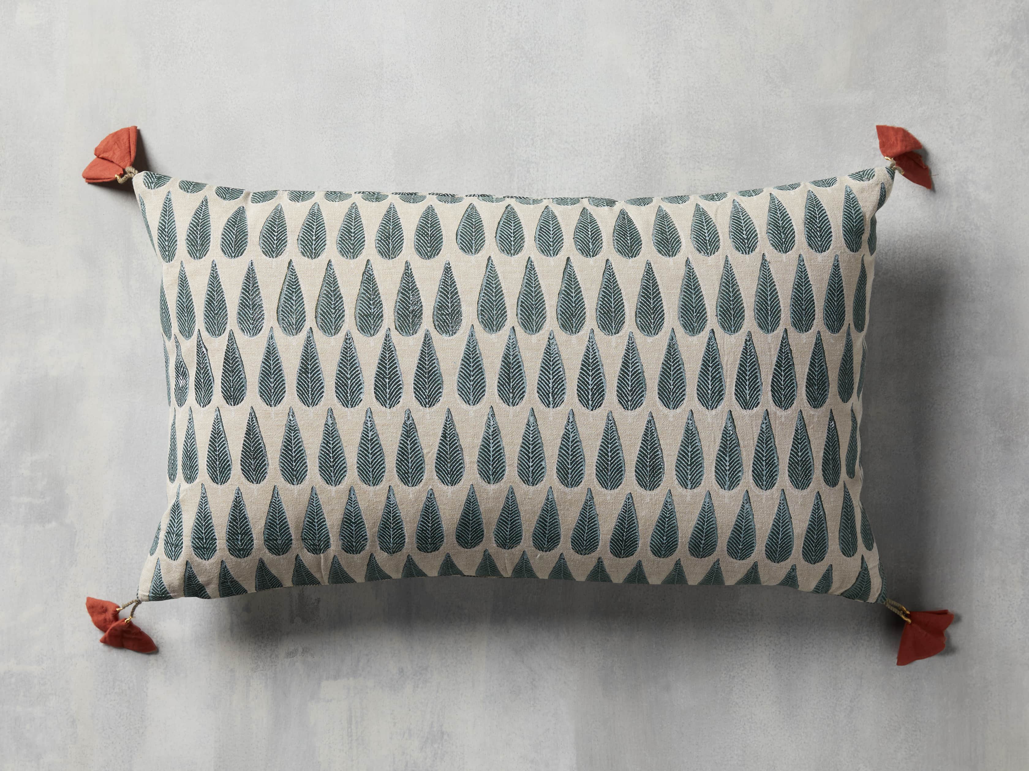Green Arbor Lumbar Pillow Cover, slide 1 of 5