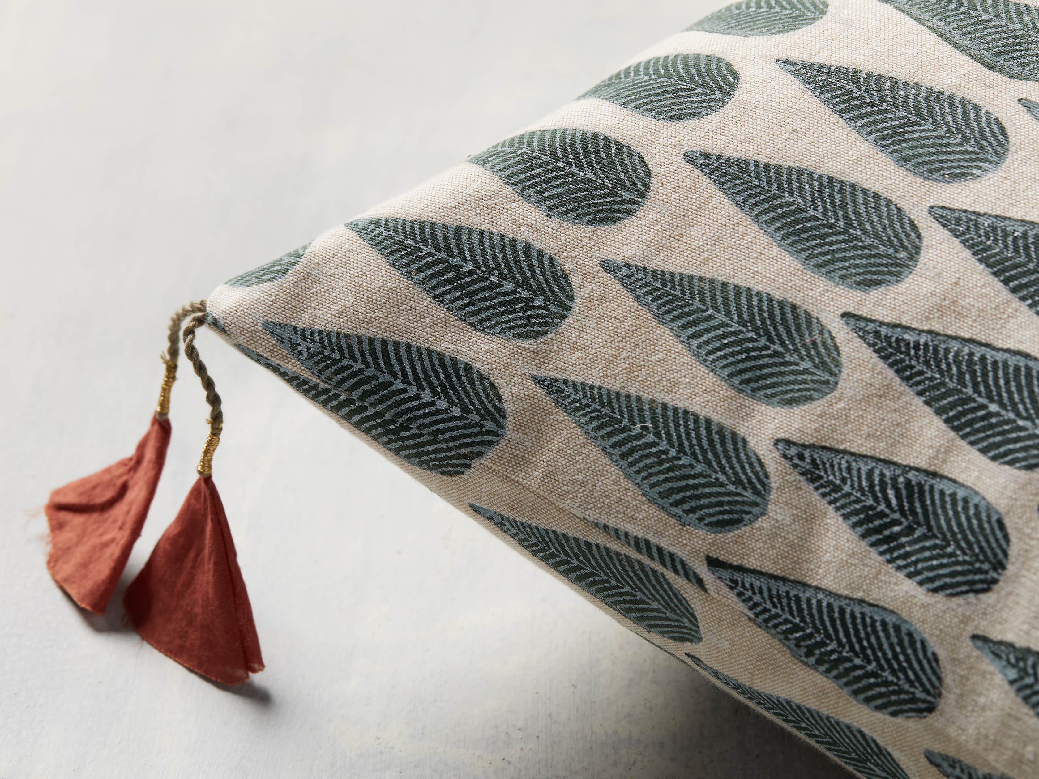 Green Arbor Lumbar Pillow Cover, slide 2 of 5