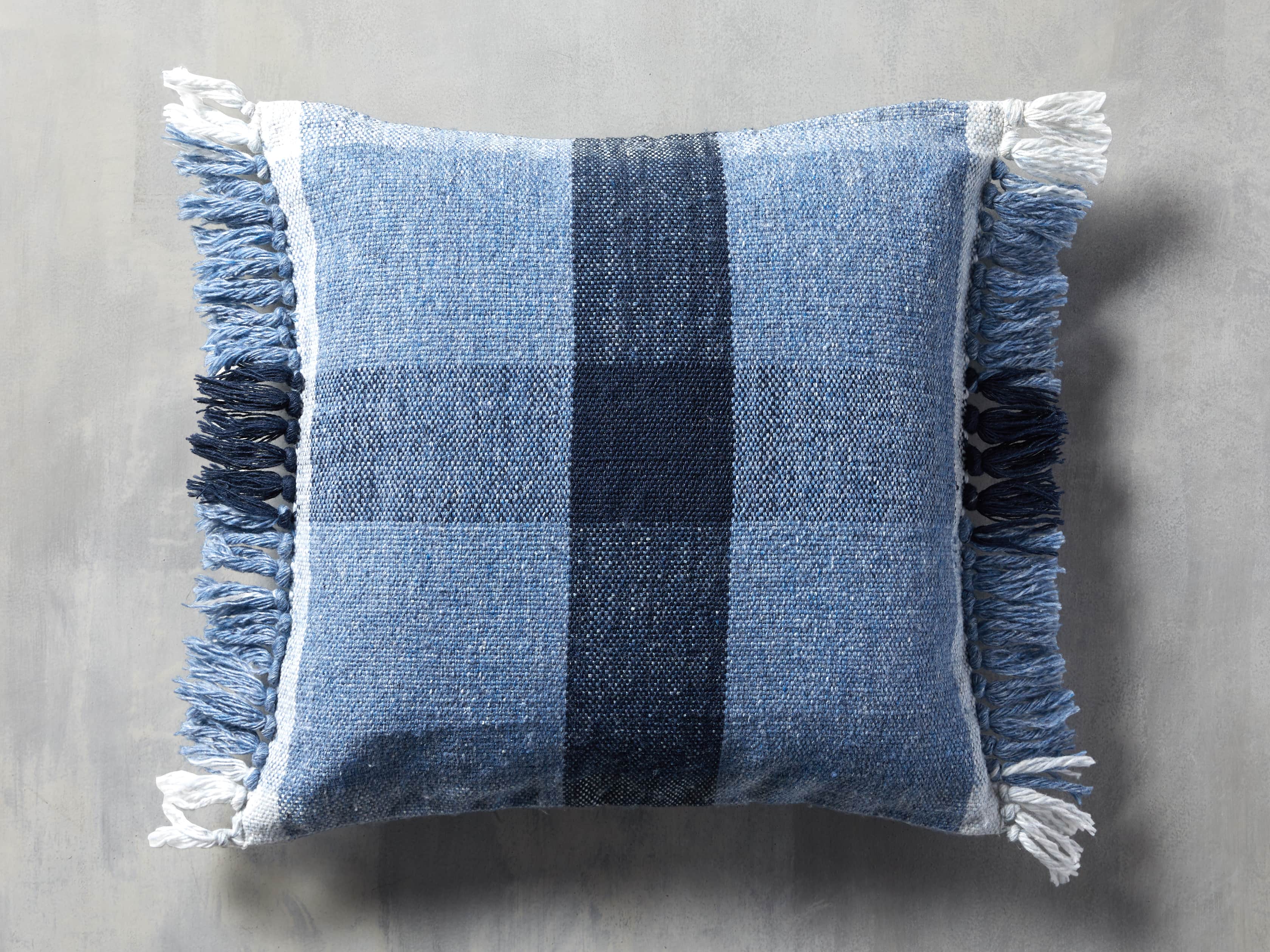 Ashland Blue Outdoor Pillow, slide 1 of 3