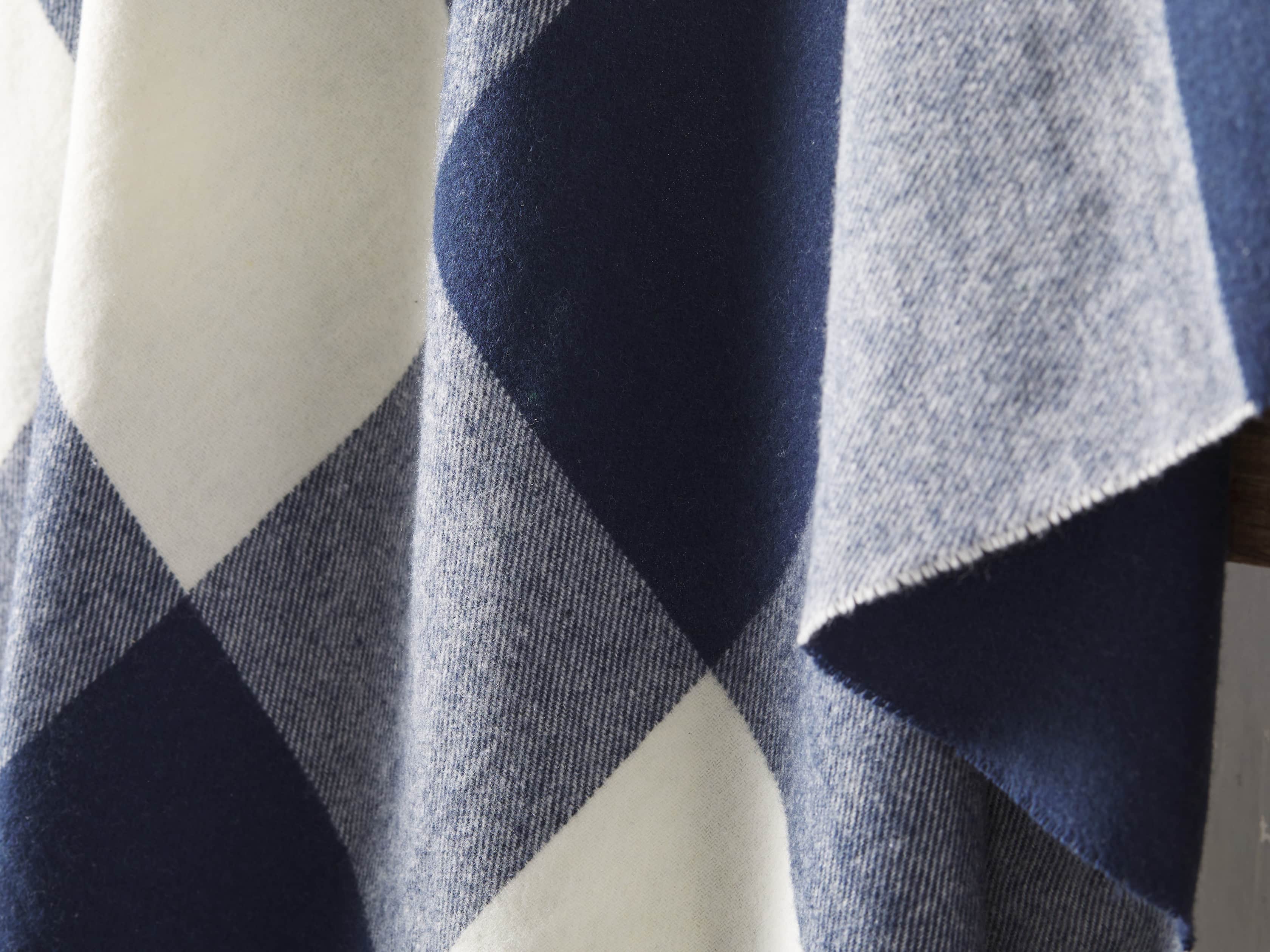 Buffalo Check Throw in Navy, slide 3 of 3