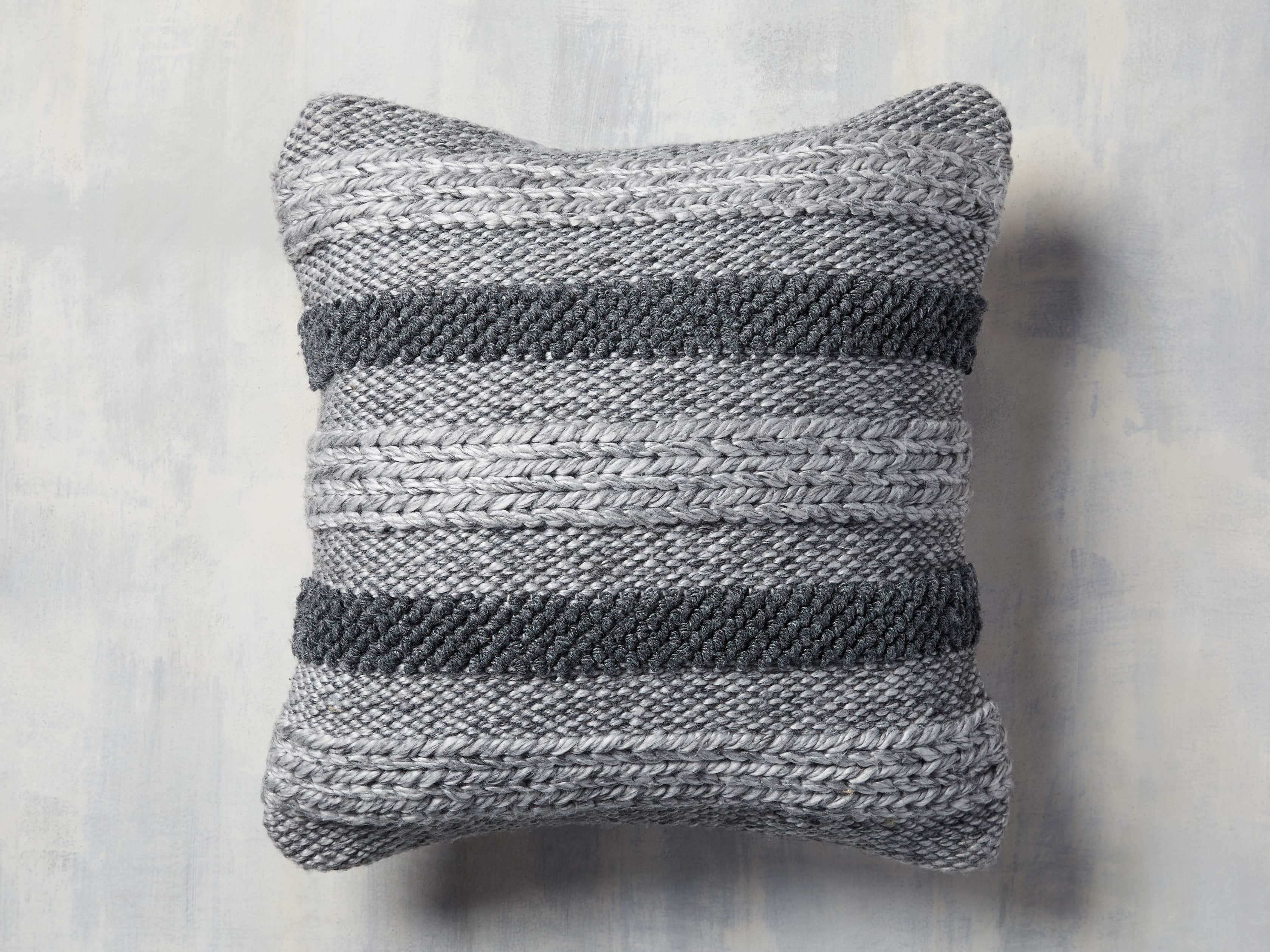 Blake Stripe Outdoor Pillow, slide 1 of 4
