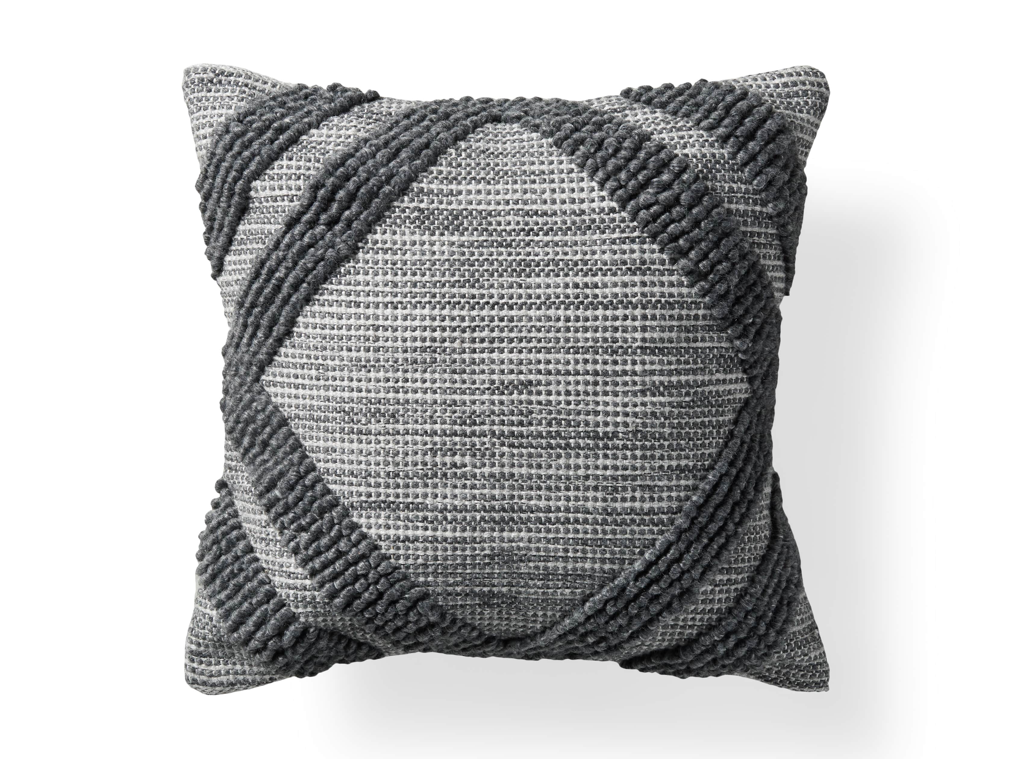 Capitola Outdoor Pillow in Charcoal, slide 4 of 5