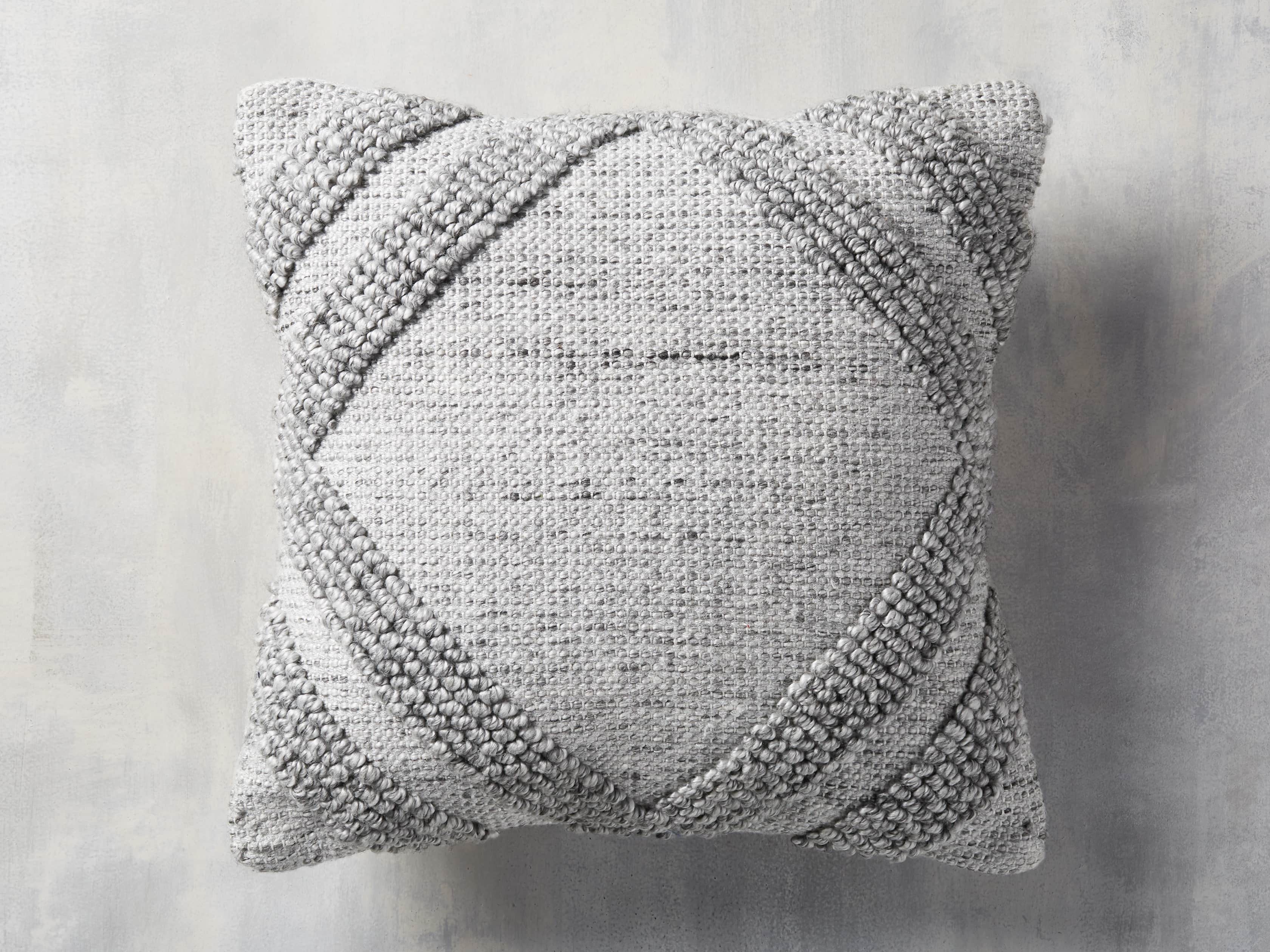 Capitola Outdoor Pillow in Grey, slide 1 of 6