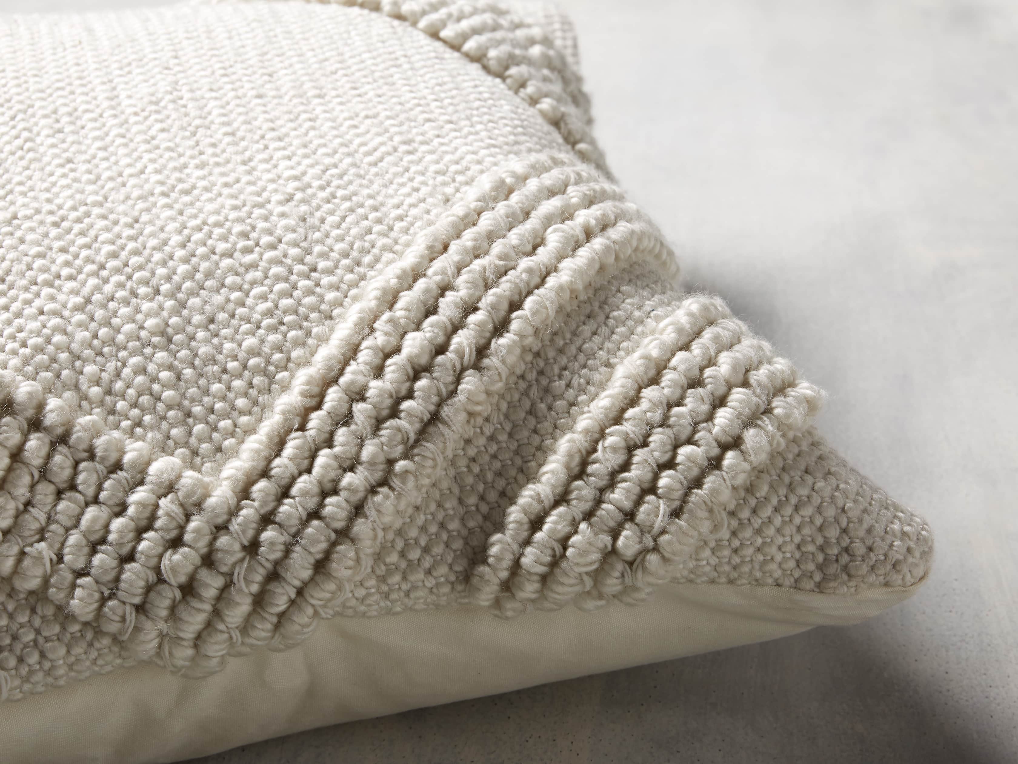 Capitola Pillow in Ivory, slide 3 of 8