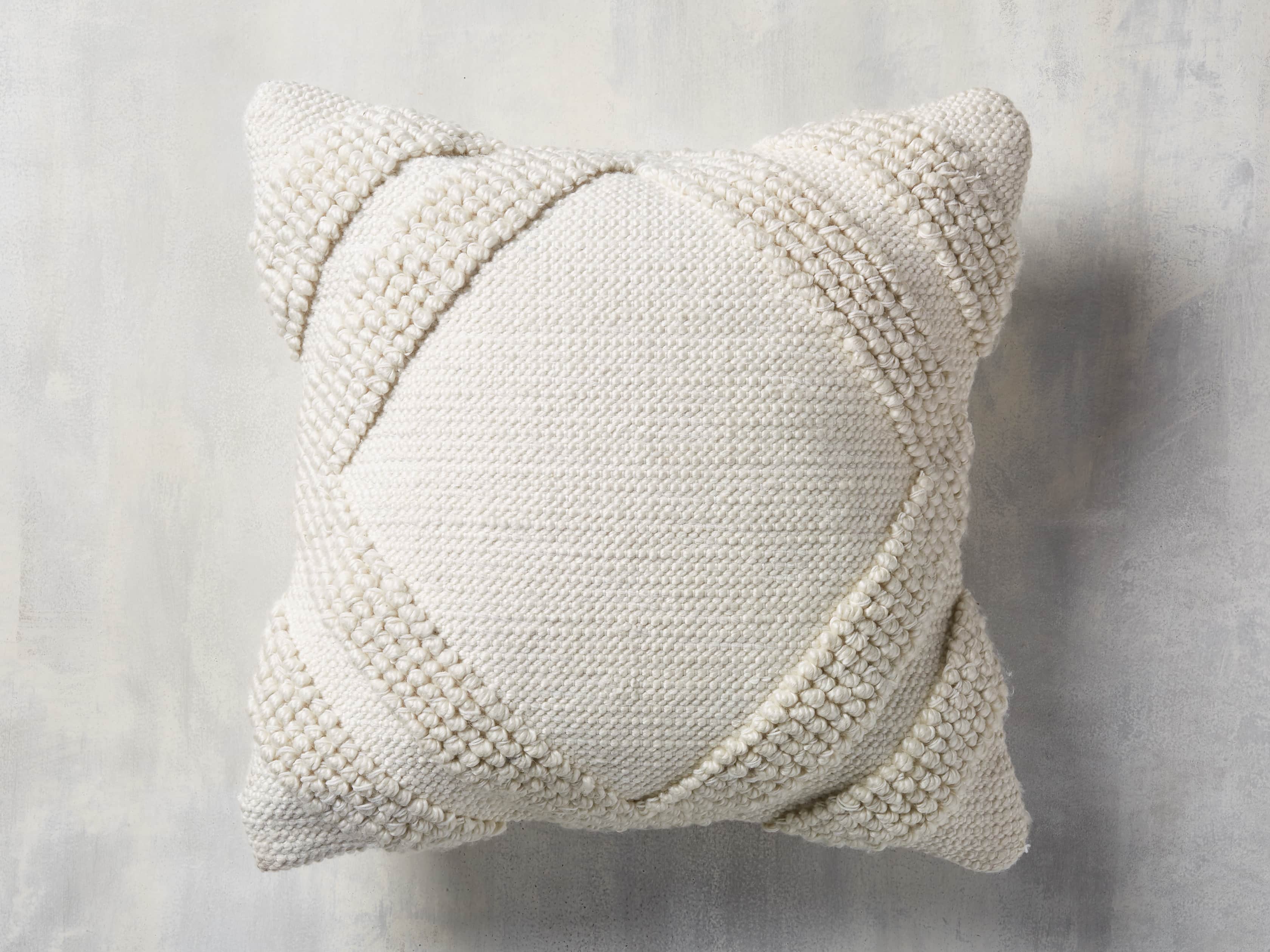 Capitola Pillow in Ivory, slide 1 of 8