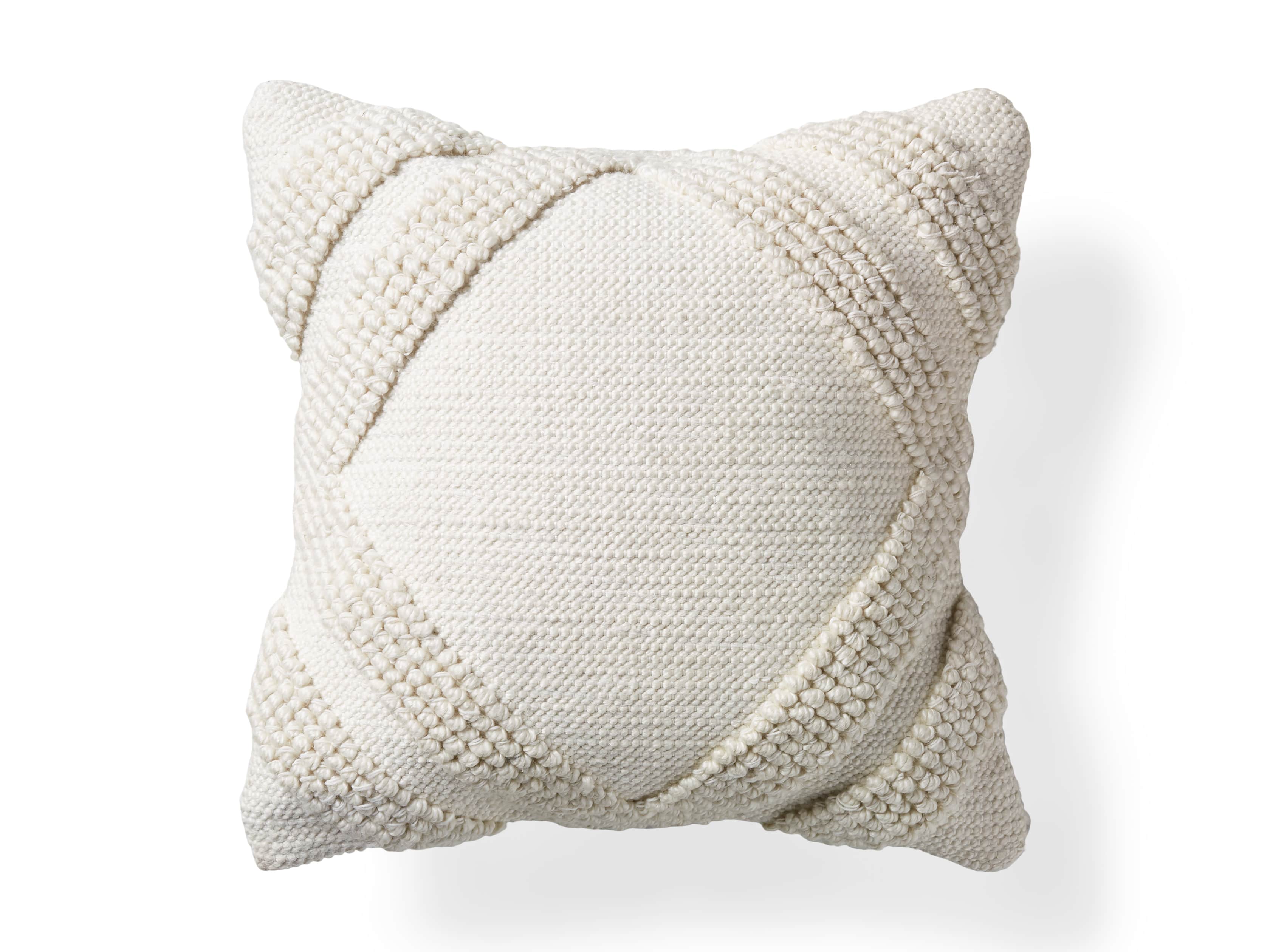 Capitola Pillow in Ivory, slide 4 of 8