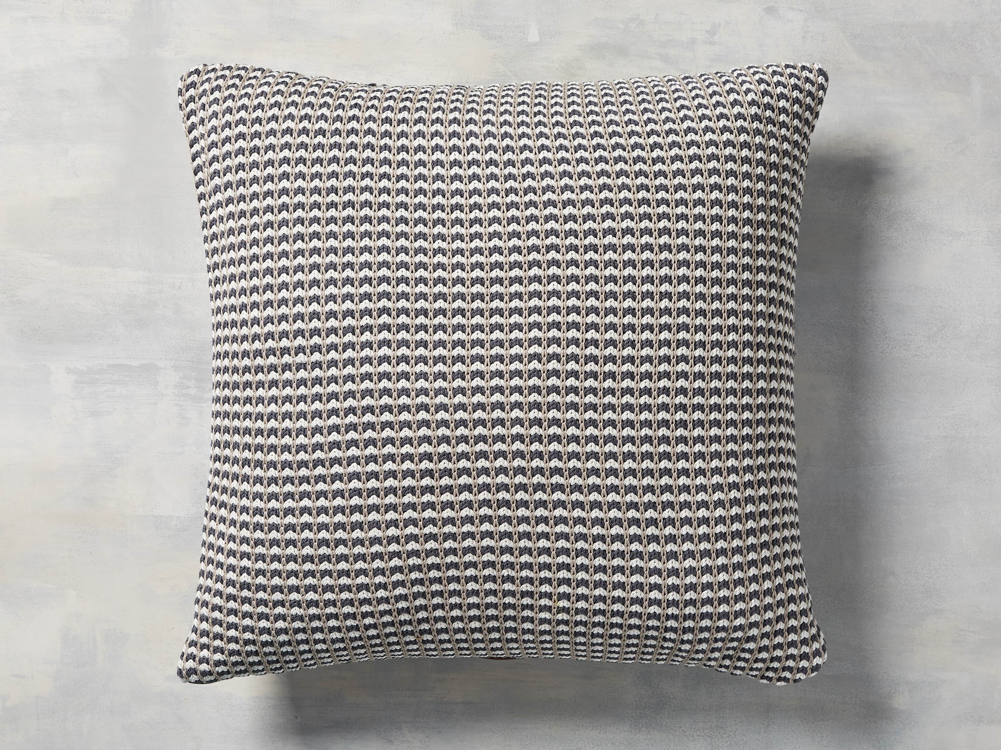 Lattice Knit 28" Floor Pillow, slide 1 of 4