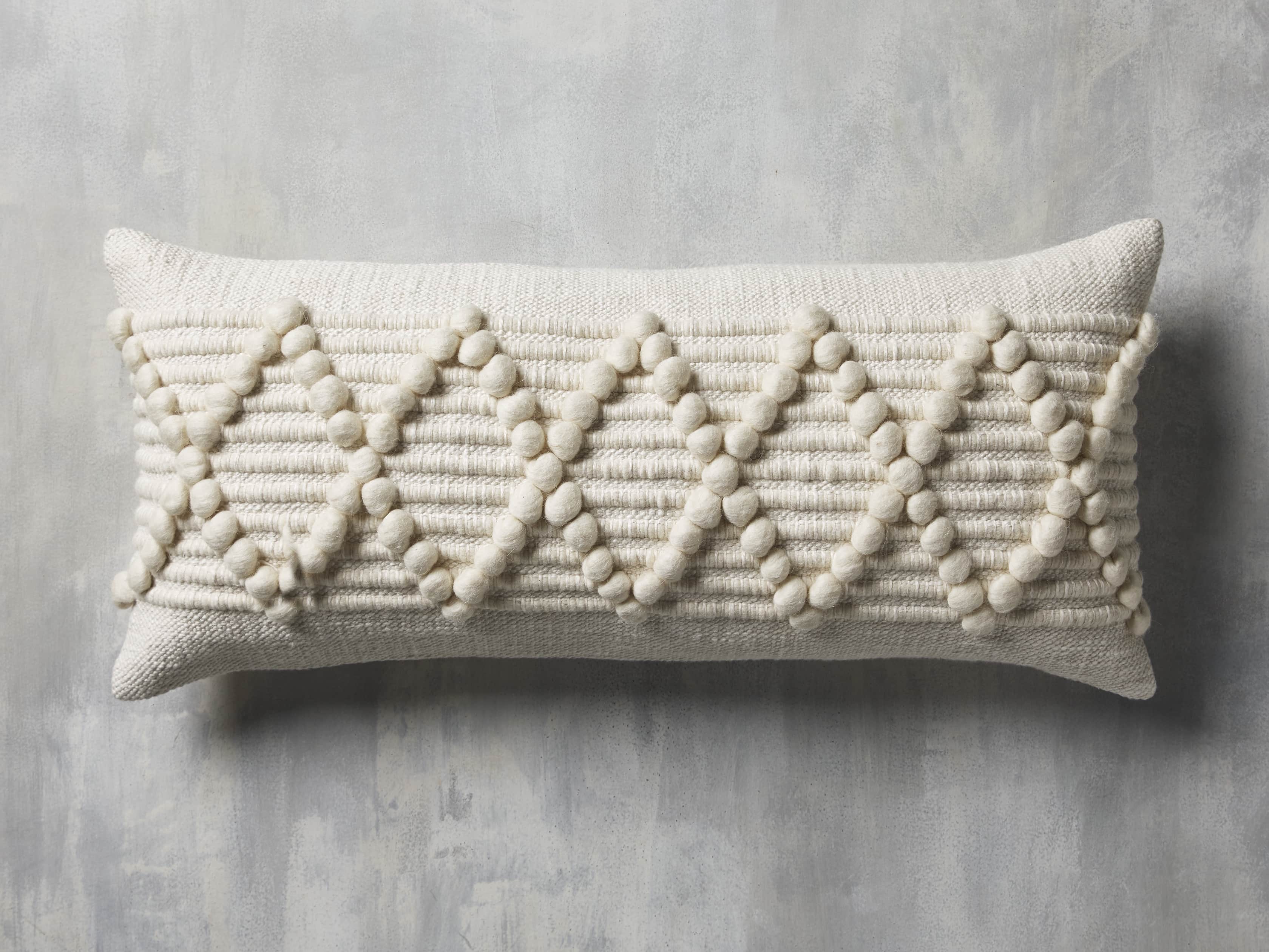 Chunky Diamond 31" Lumbar Pillow, slide 3 of 8