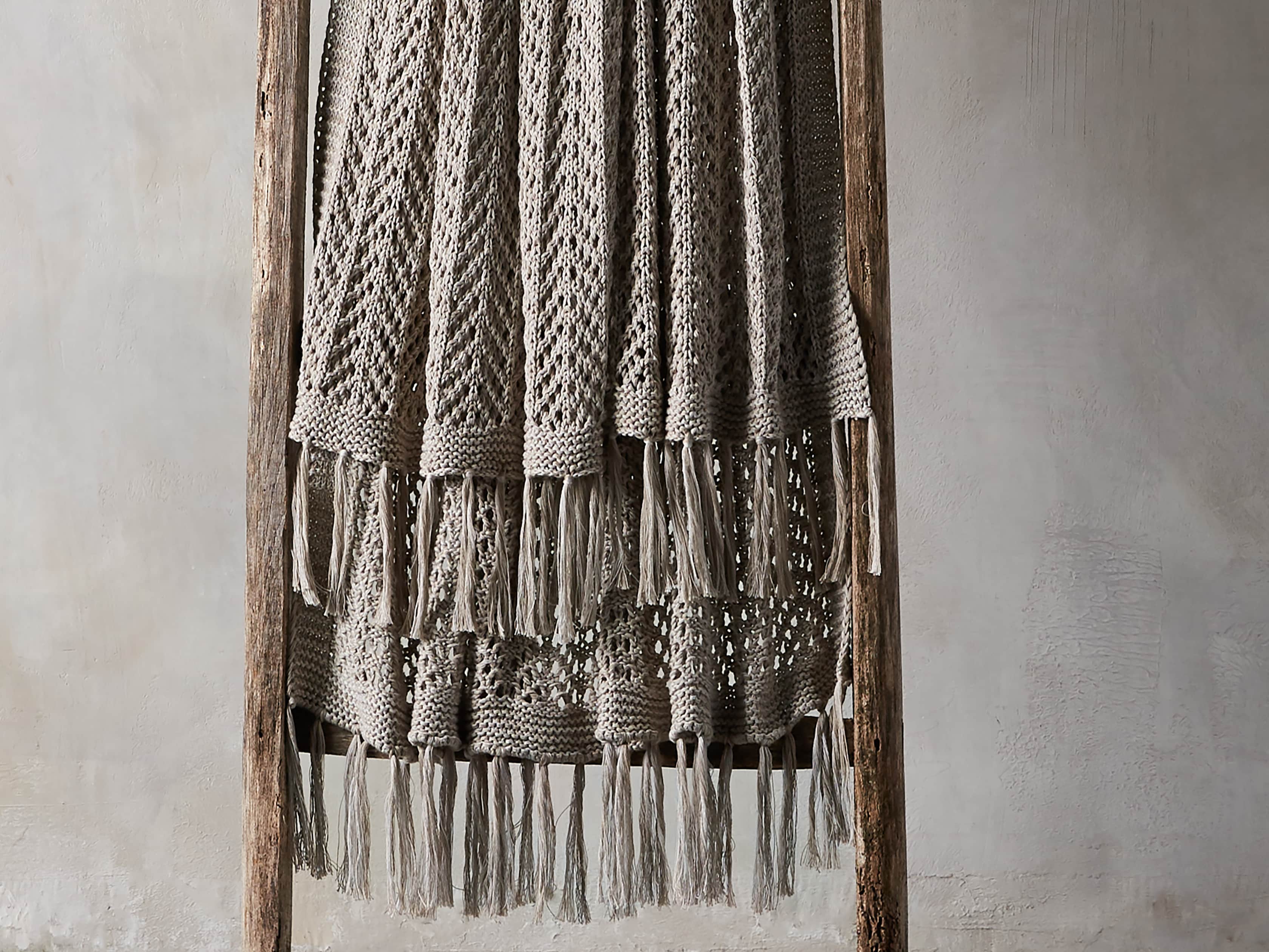 Herringbone Crochet Throw