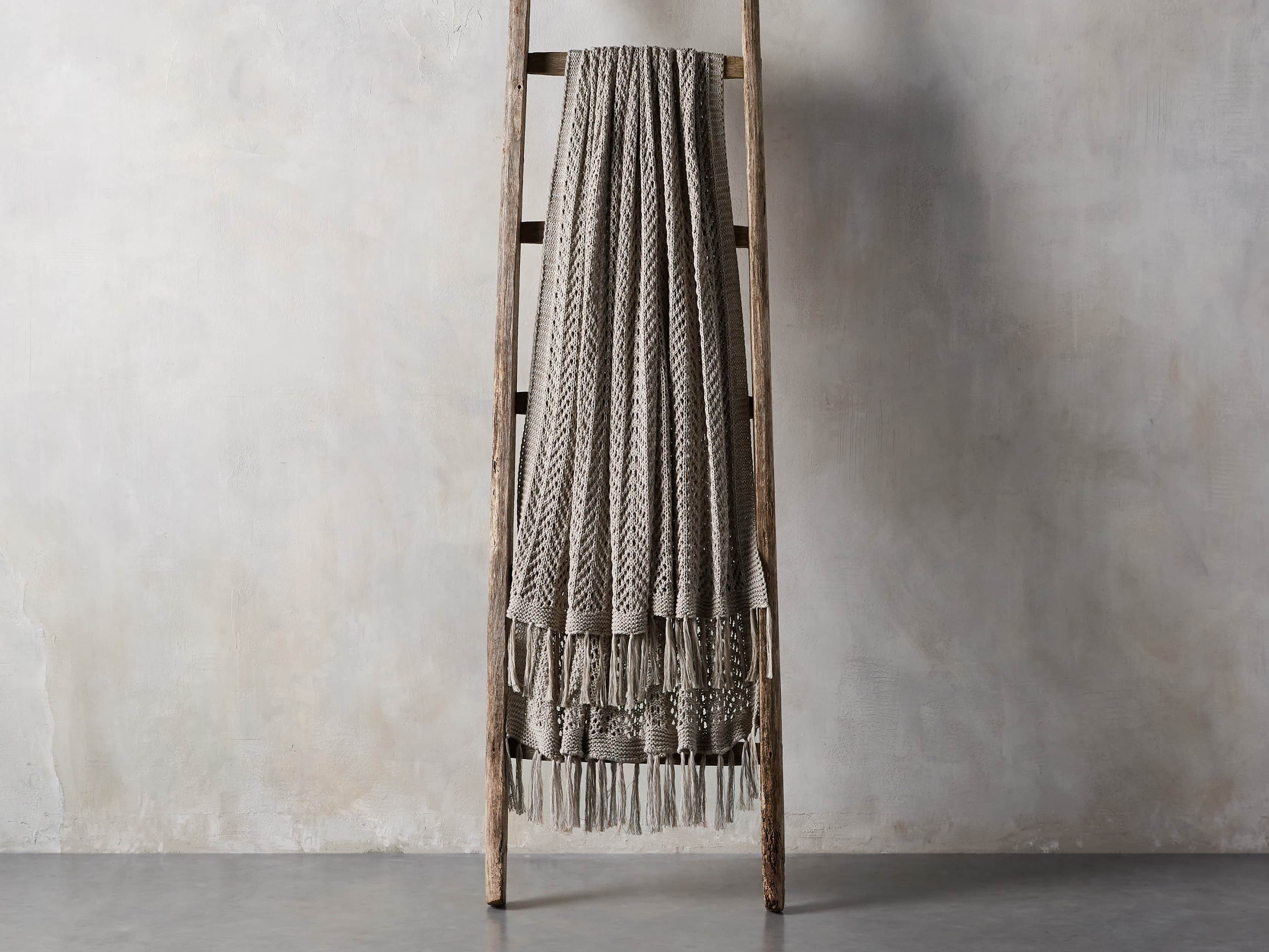 Herringbone Crochet Throw