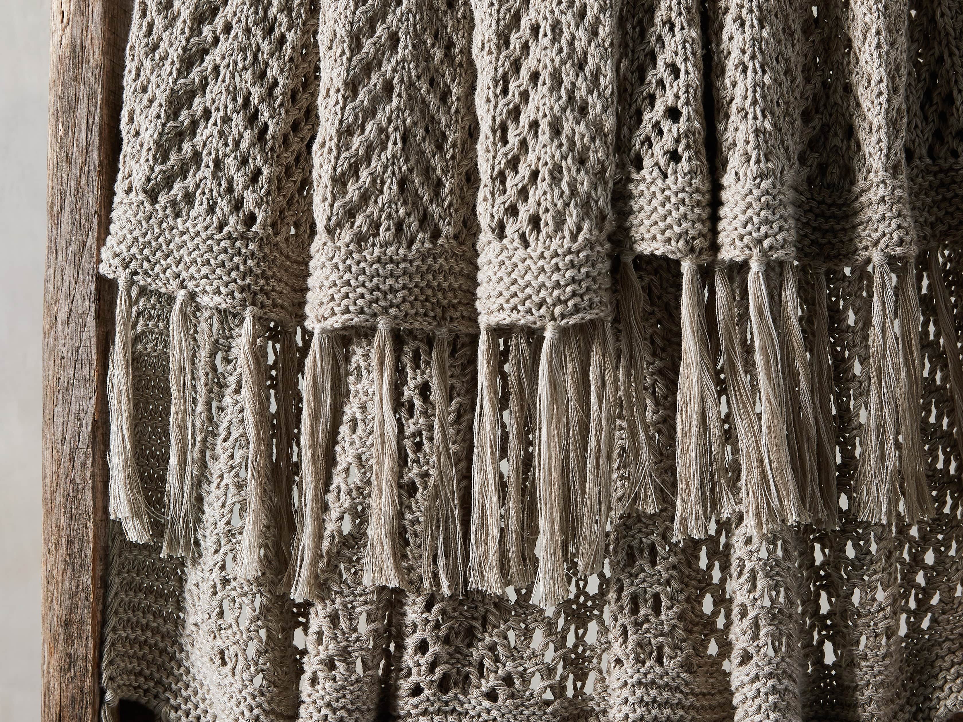 Herringbone Crochet Throw