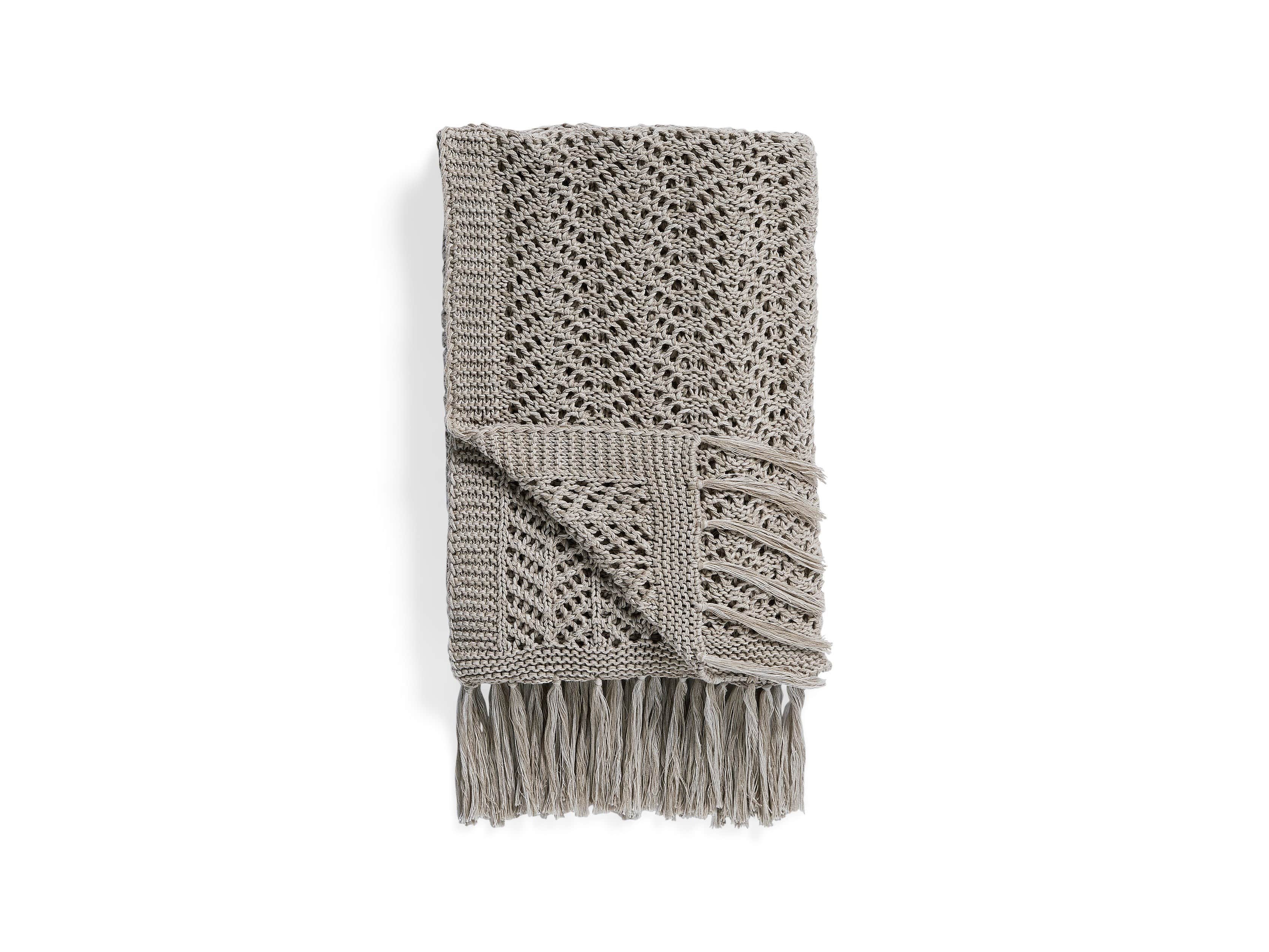 Herringbone Crochet Throw