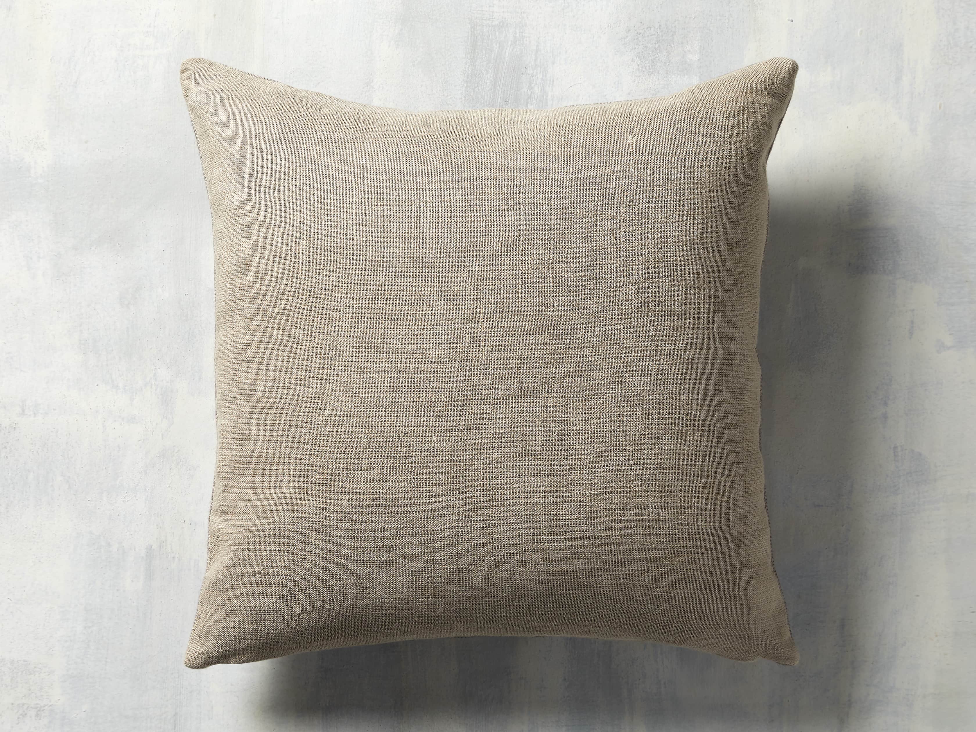 Channel Stitch Hide Brown Pillow Cover, slide 2 of 4