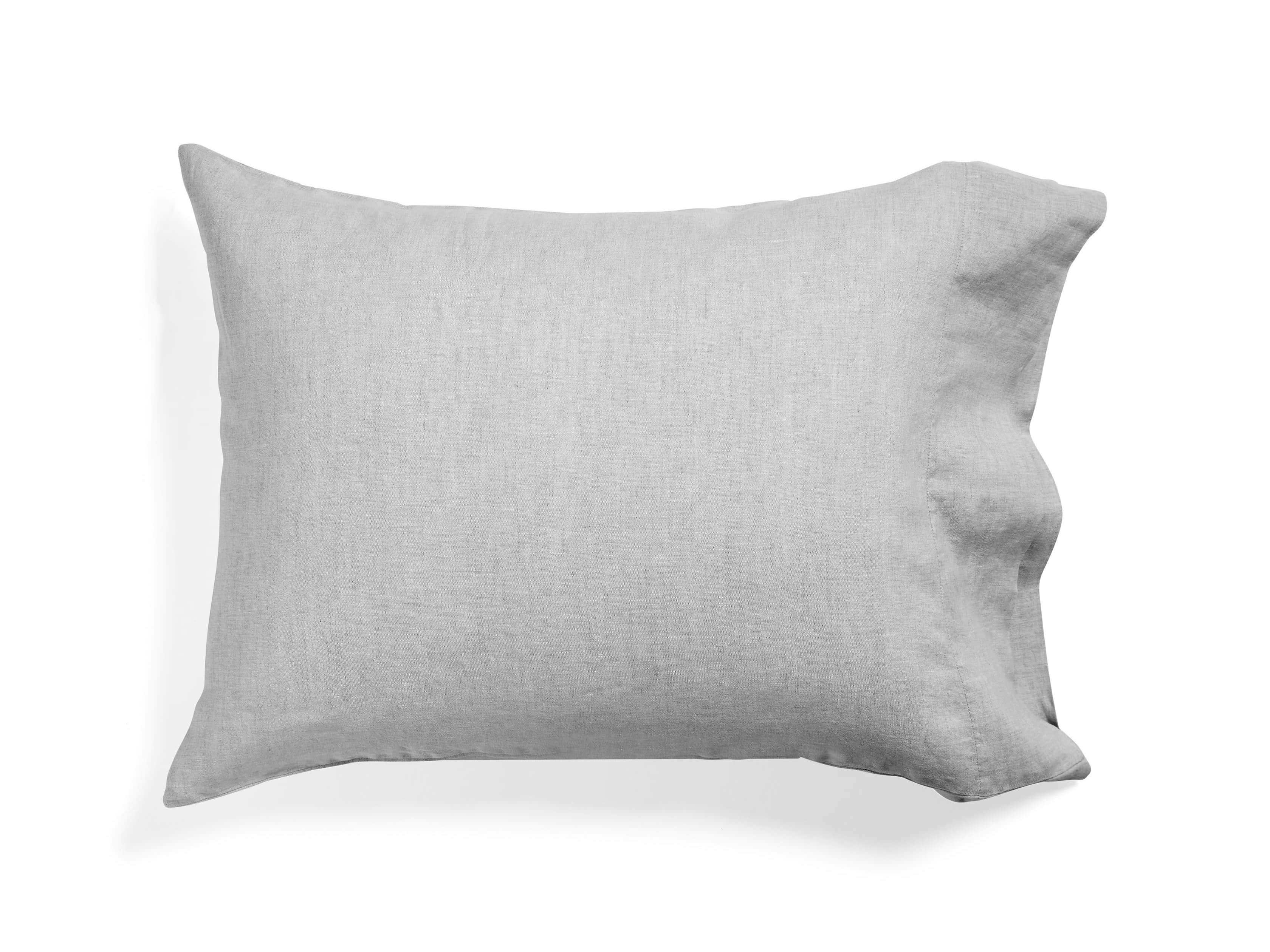 Linen Standard Pillow Cases in Chambray Dove (Pair)