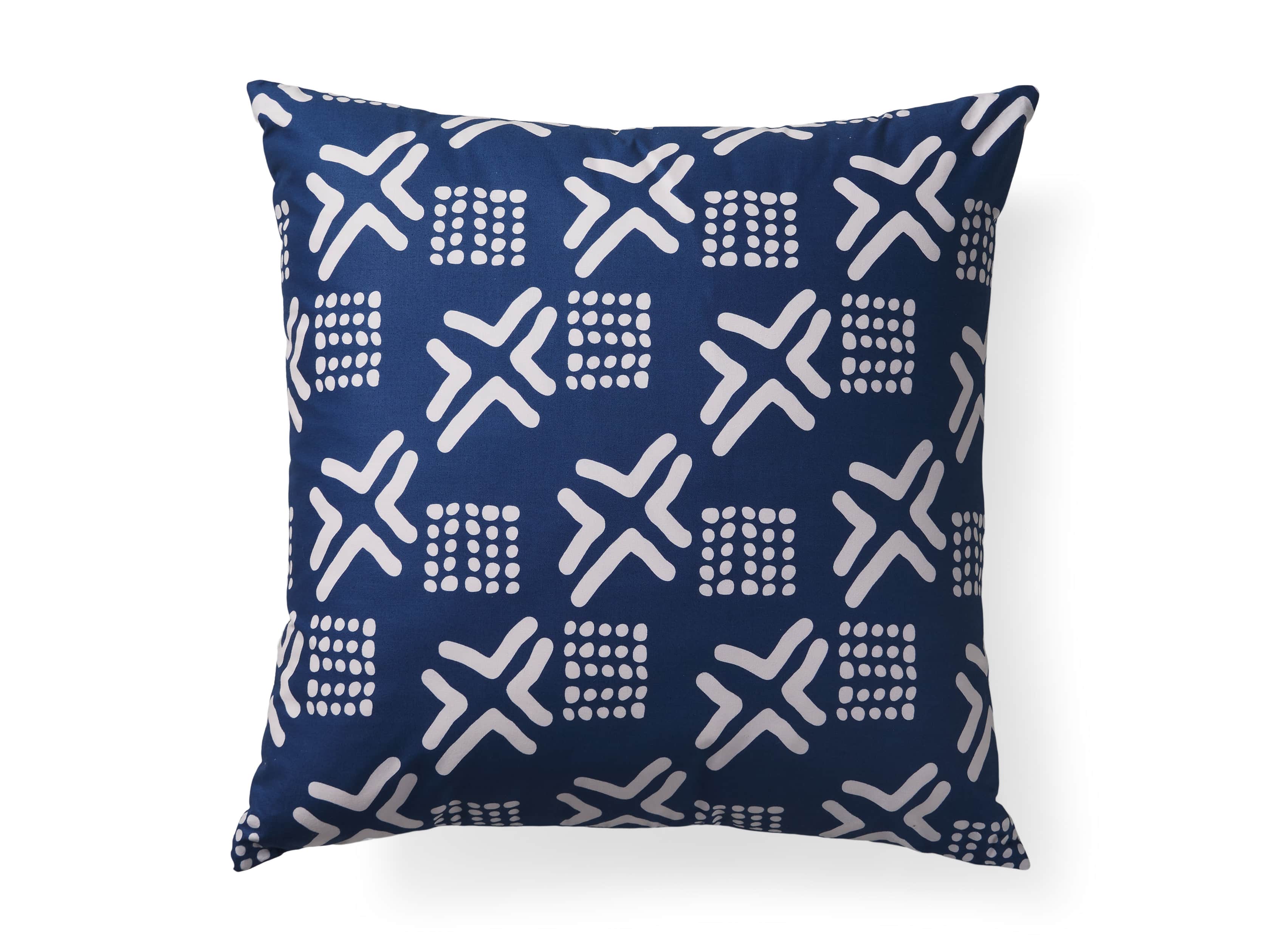 Arhaus x DIOP Mud Navy Pillow Cover, slide 4 of 4