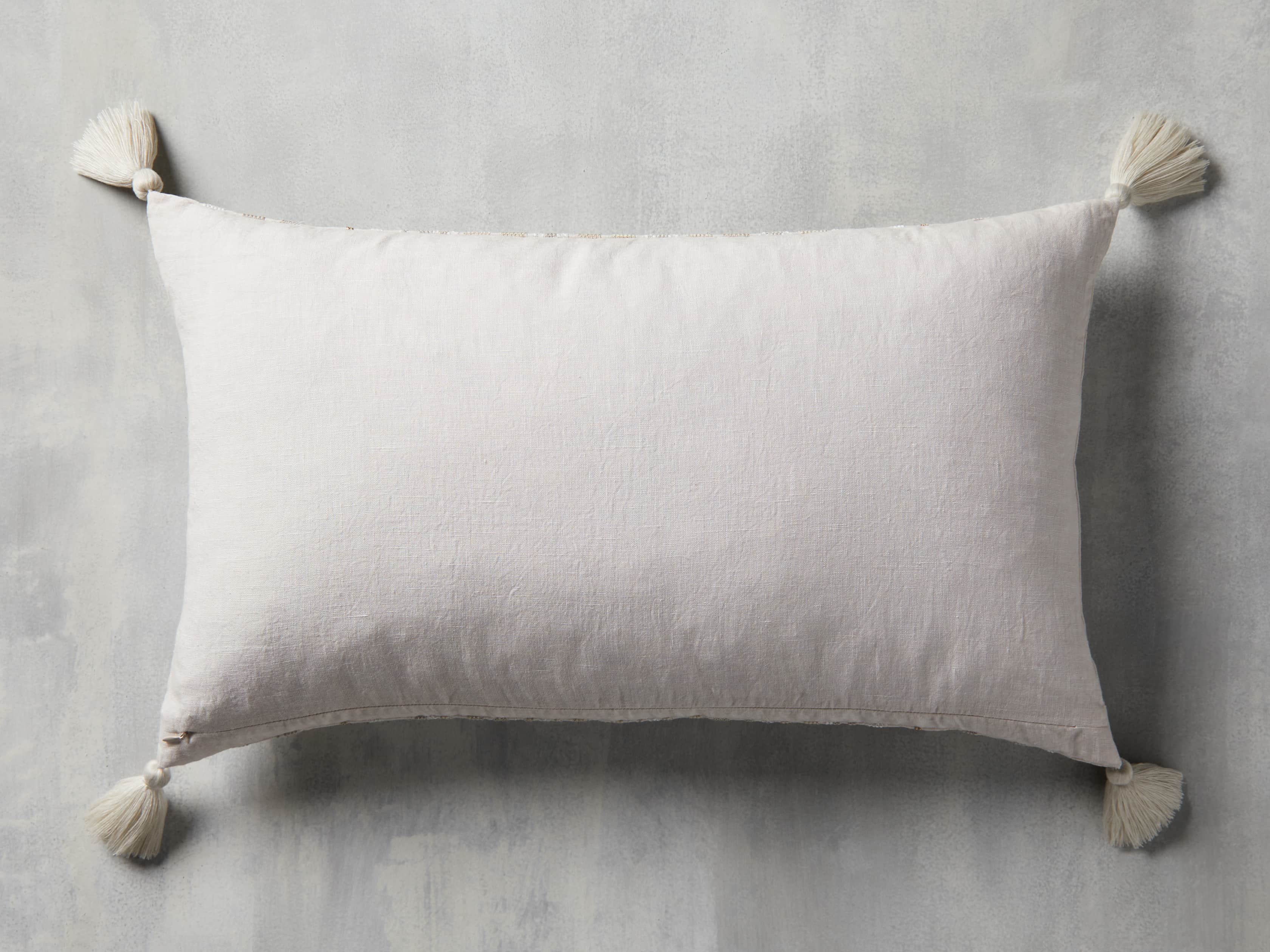 Ivory Fairisle Lumbar Pillow Cover, slide 2 of 5