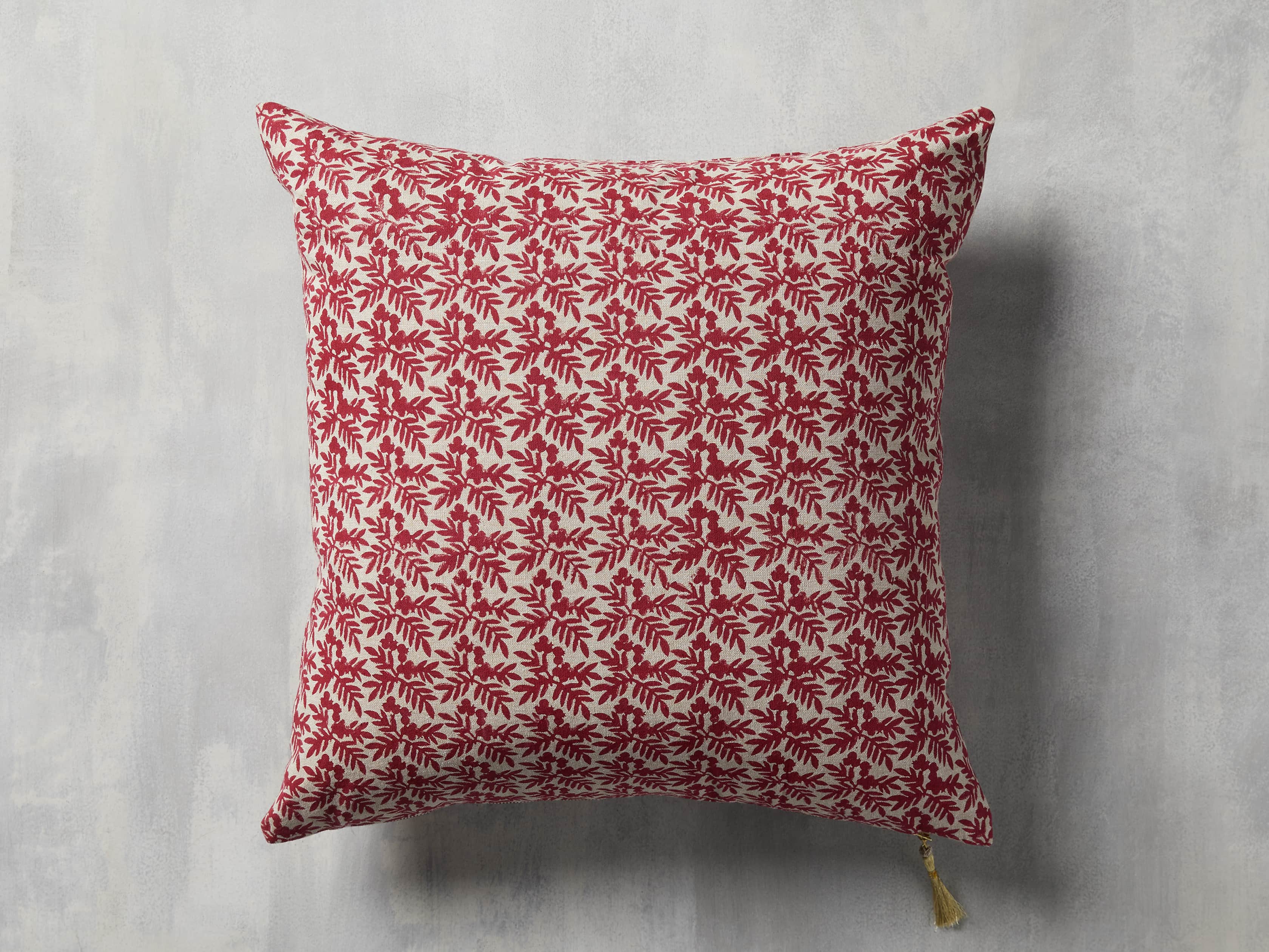Red Festive Berry Pillow Cover, slide 1 of 4