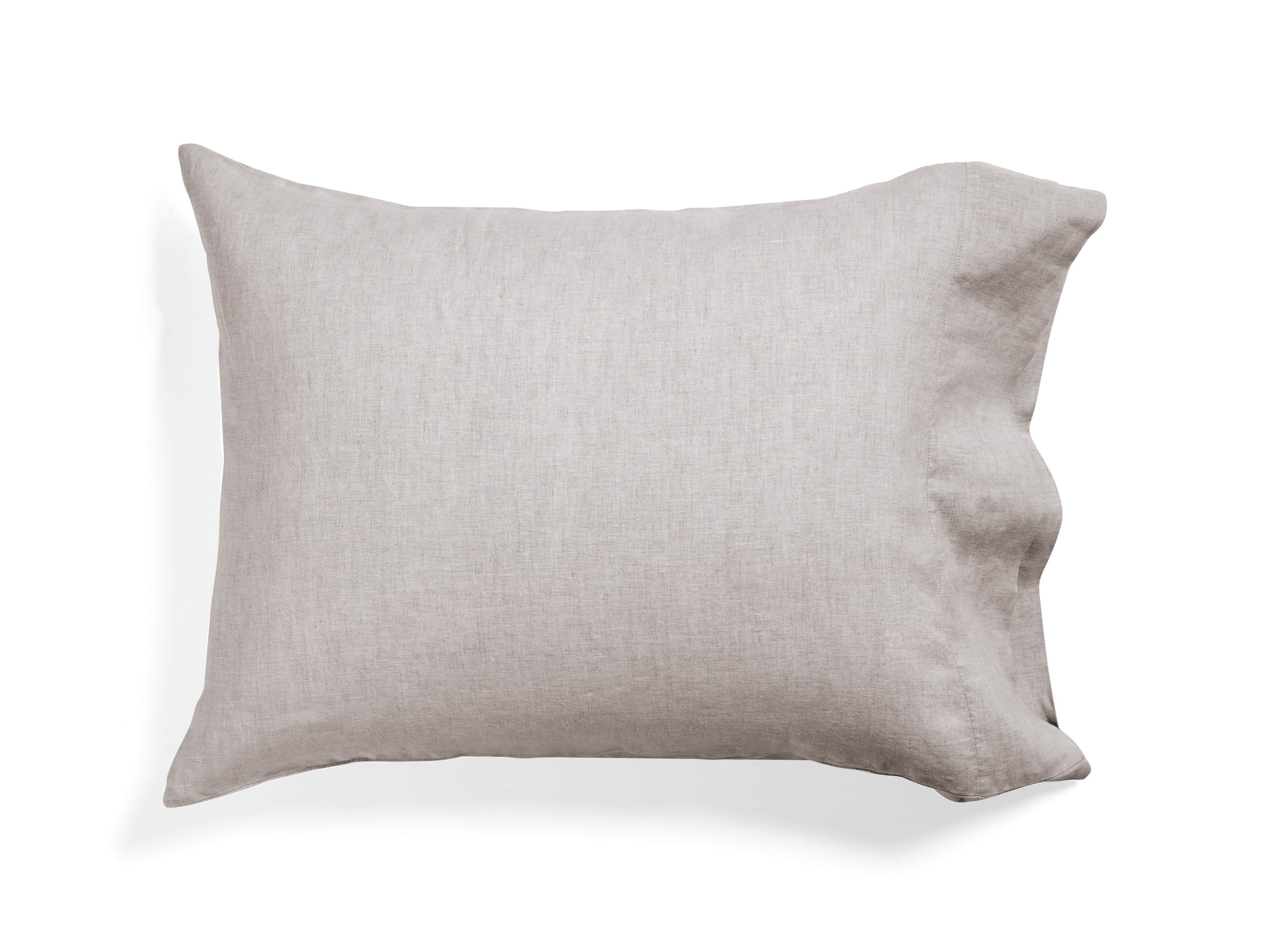 Linen Standard Pillow Cases in Chambray Flax (Pair)