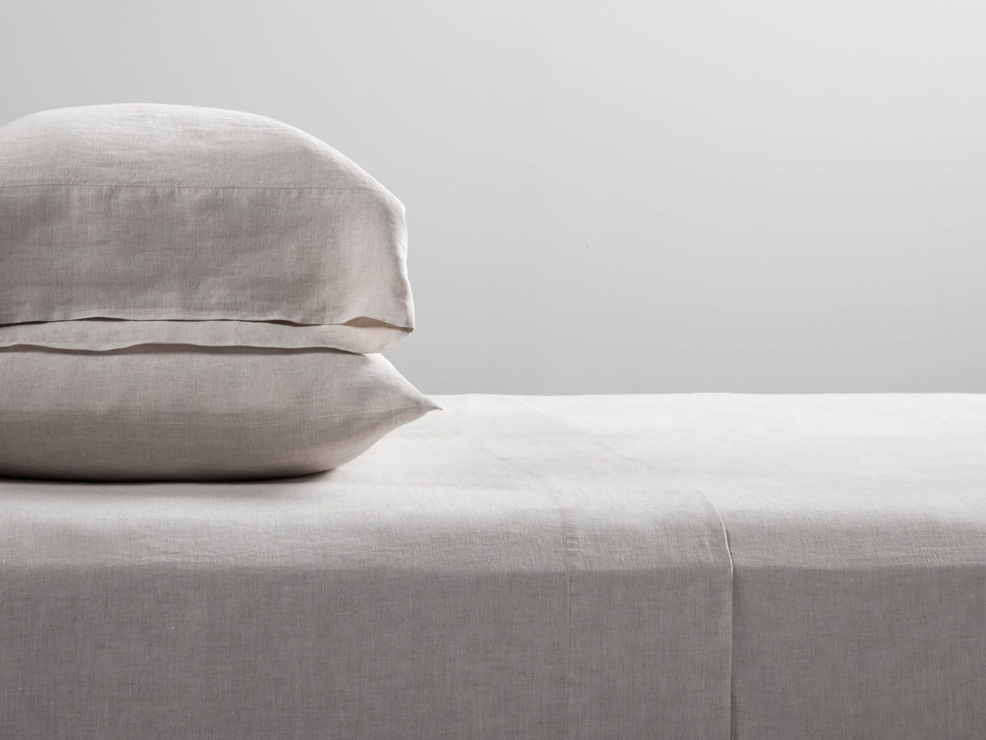Linen Full Sheet Set in Chambray Flax