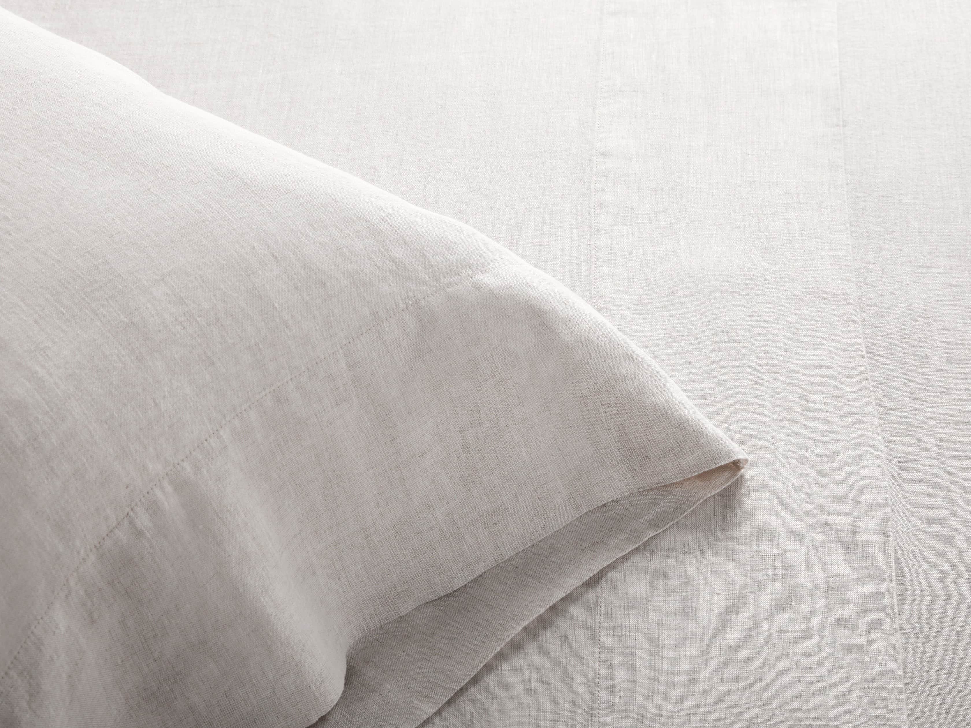 Linen Full Sheet Set in Chambray Flax