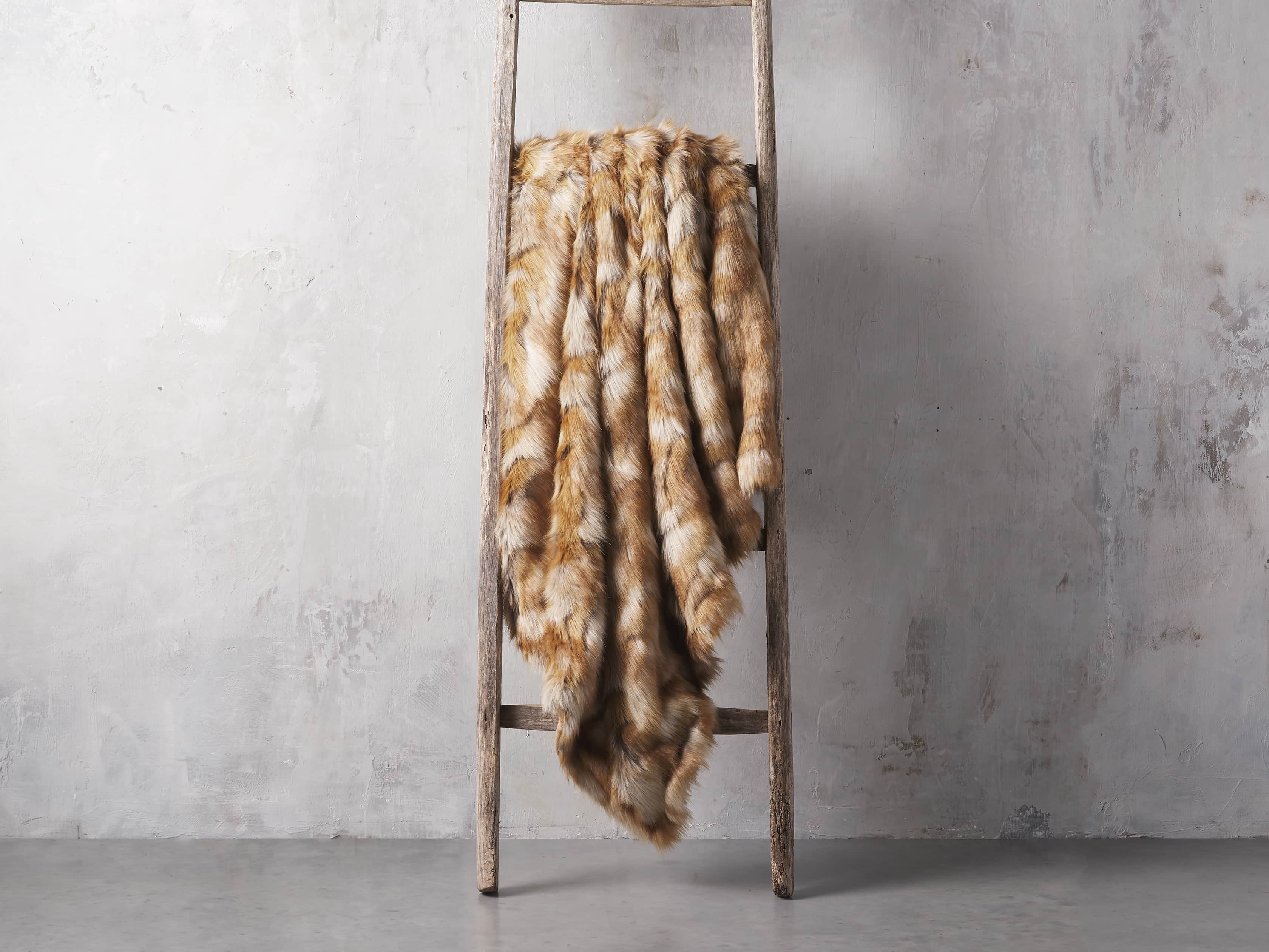Faux Fox Fur Throw, slide 2 of 3