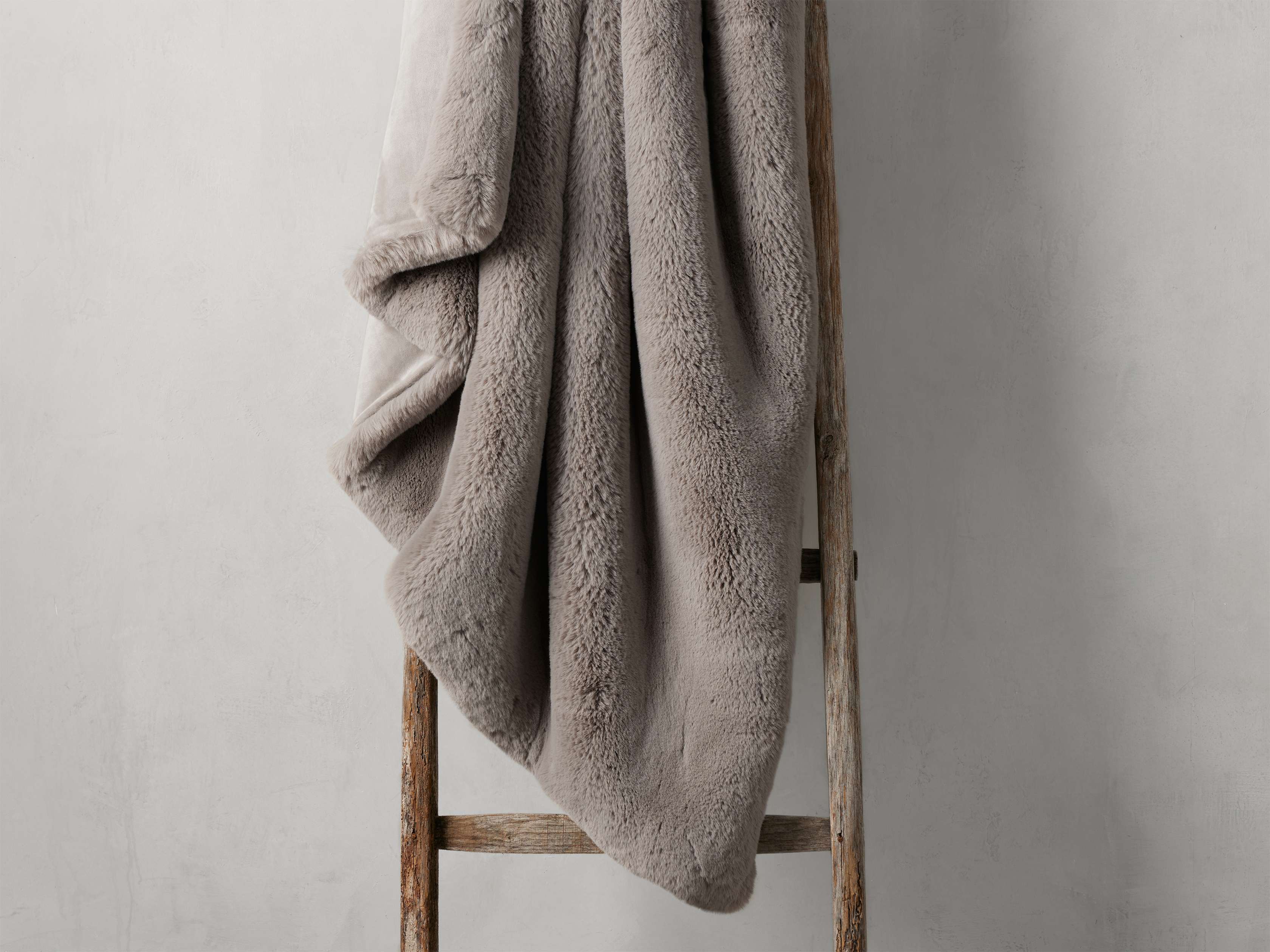 Faux Fur Oversized Rabbit Throw