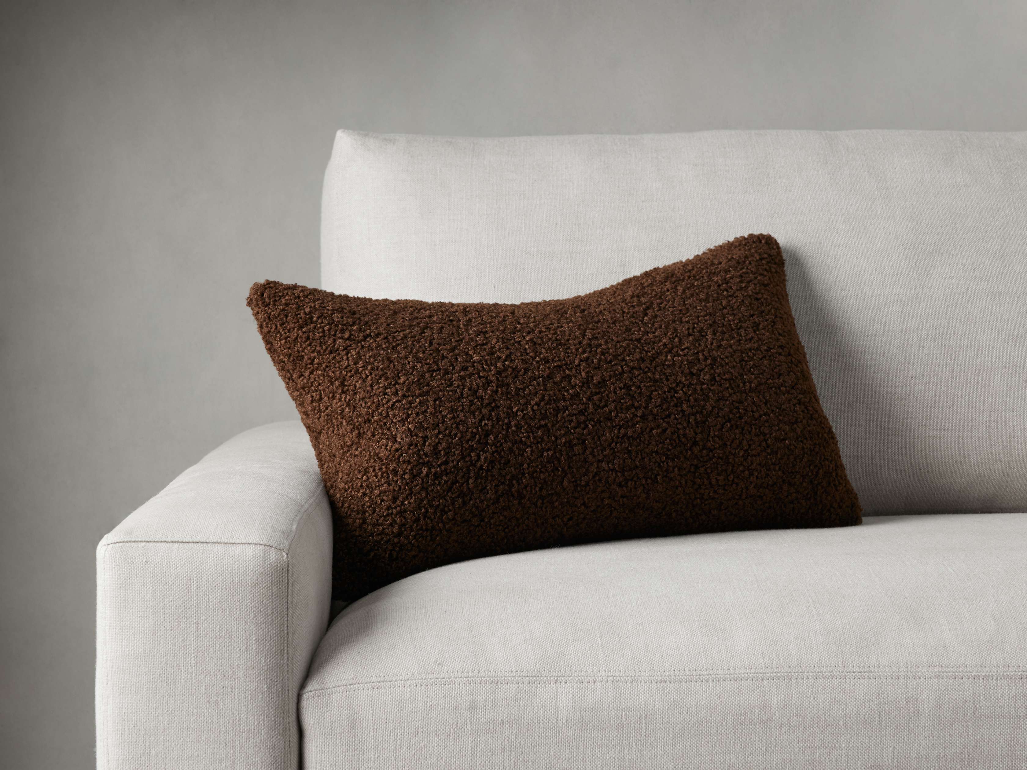 Cozy Faux Shearling Oversized Lumbar Pillow Cover