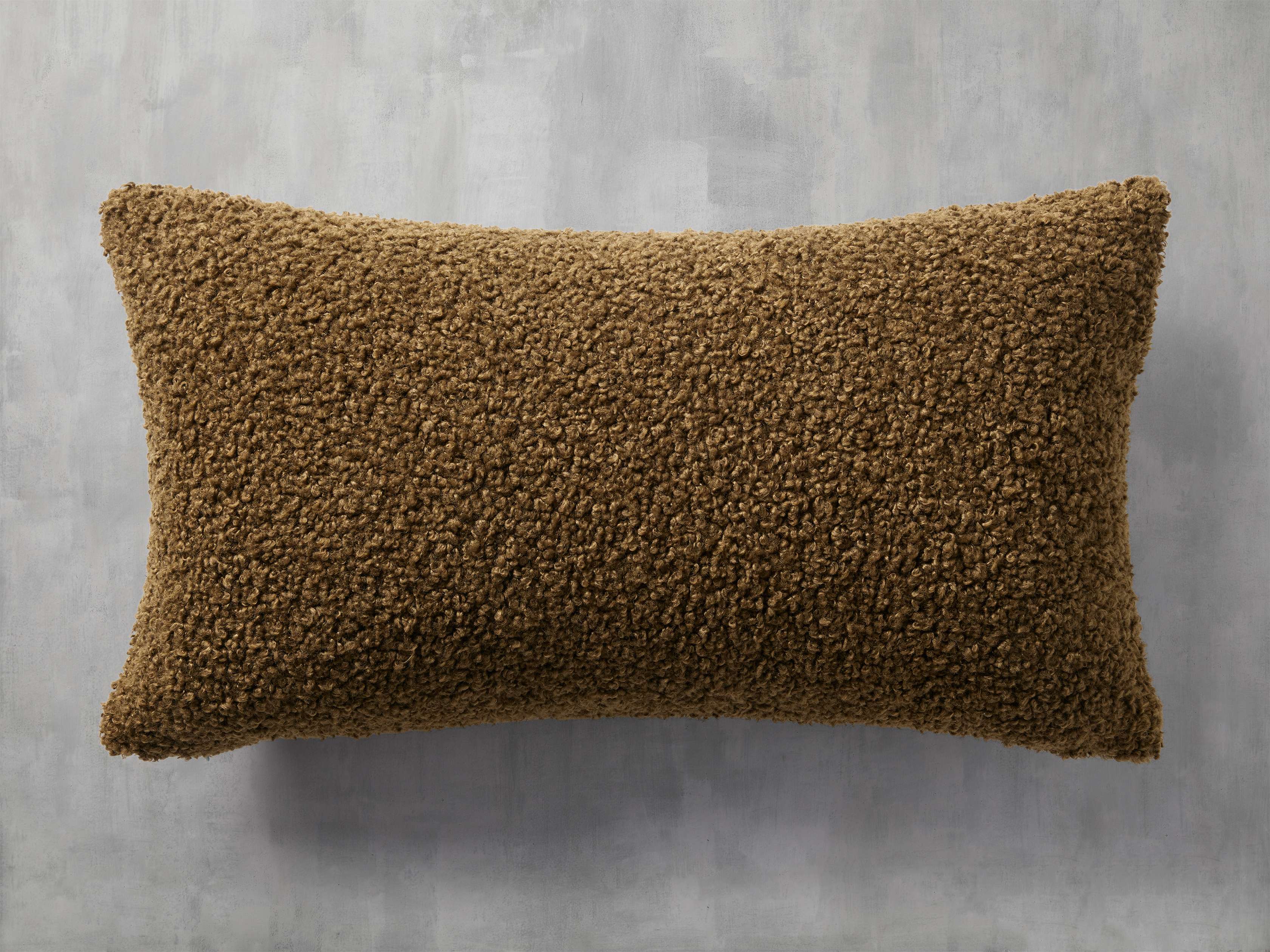 Faux Sherpa Lumbar Pillow Cover Arhaus