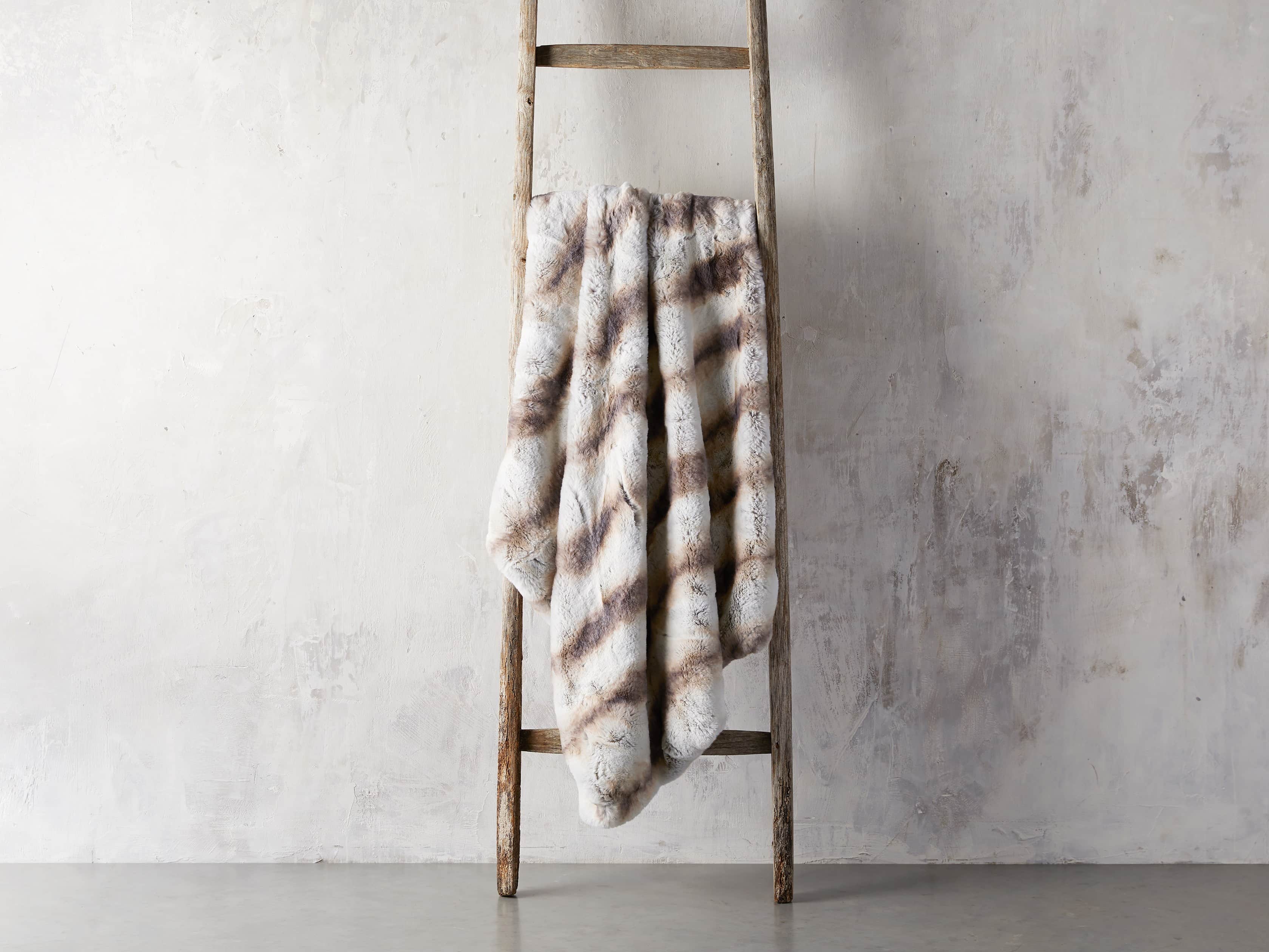 Faux Fur Chinchilla Throw, slide 2 of 6