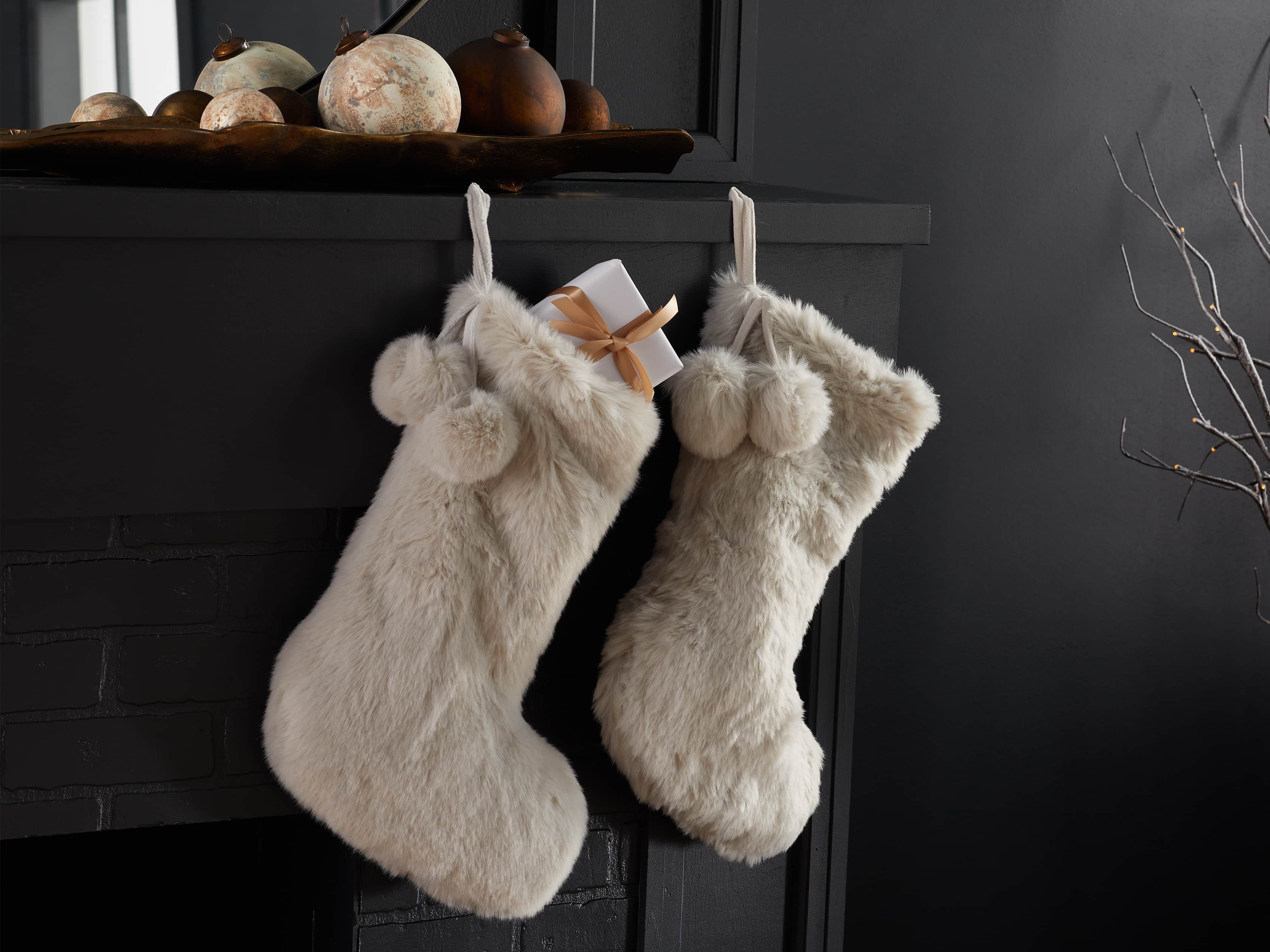 Faux Fur Stocking, slide 4 of 5