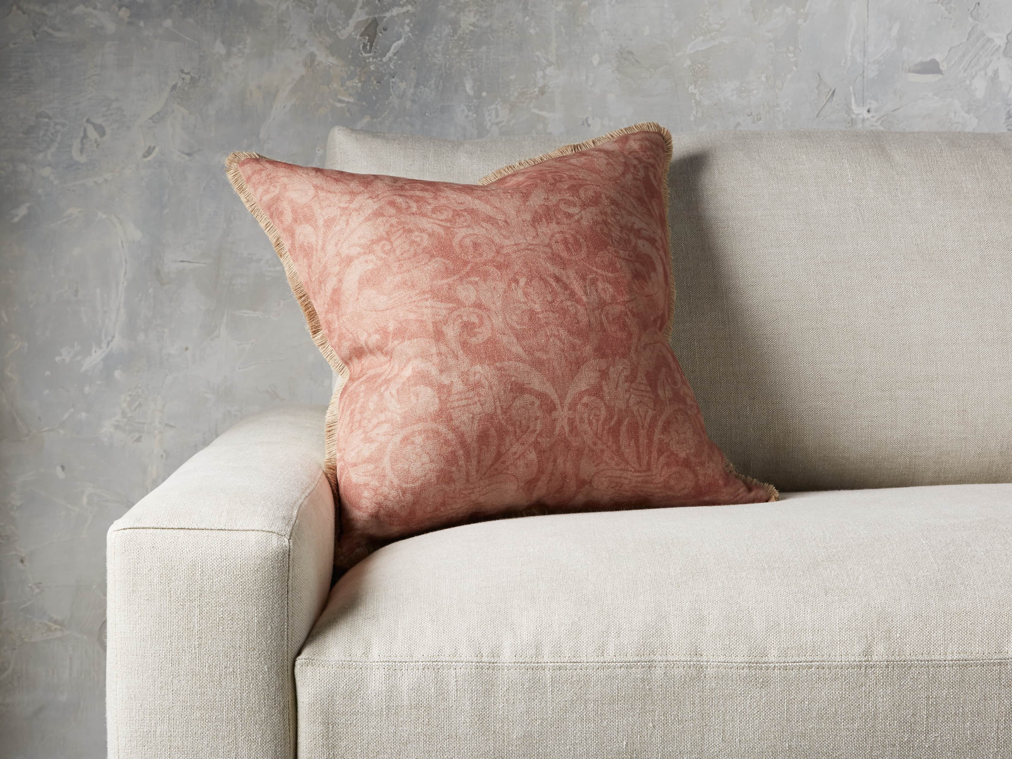 Francesca Pillow in teracotta, slide 1 of 5