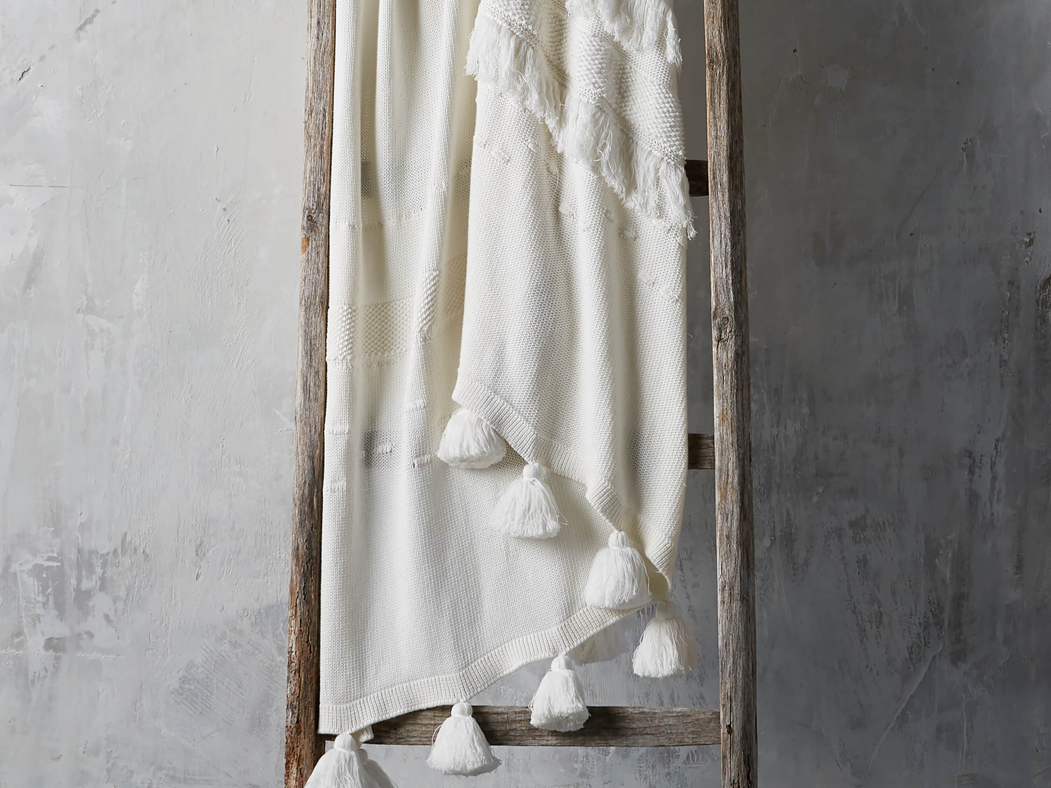 Fringed Tassel Throw, slide 1 of 6