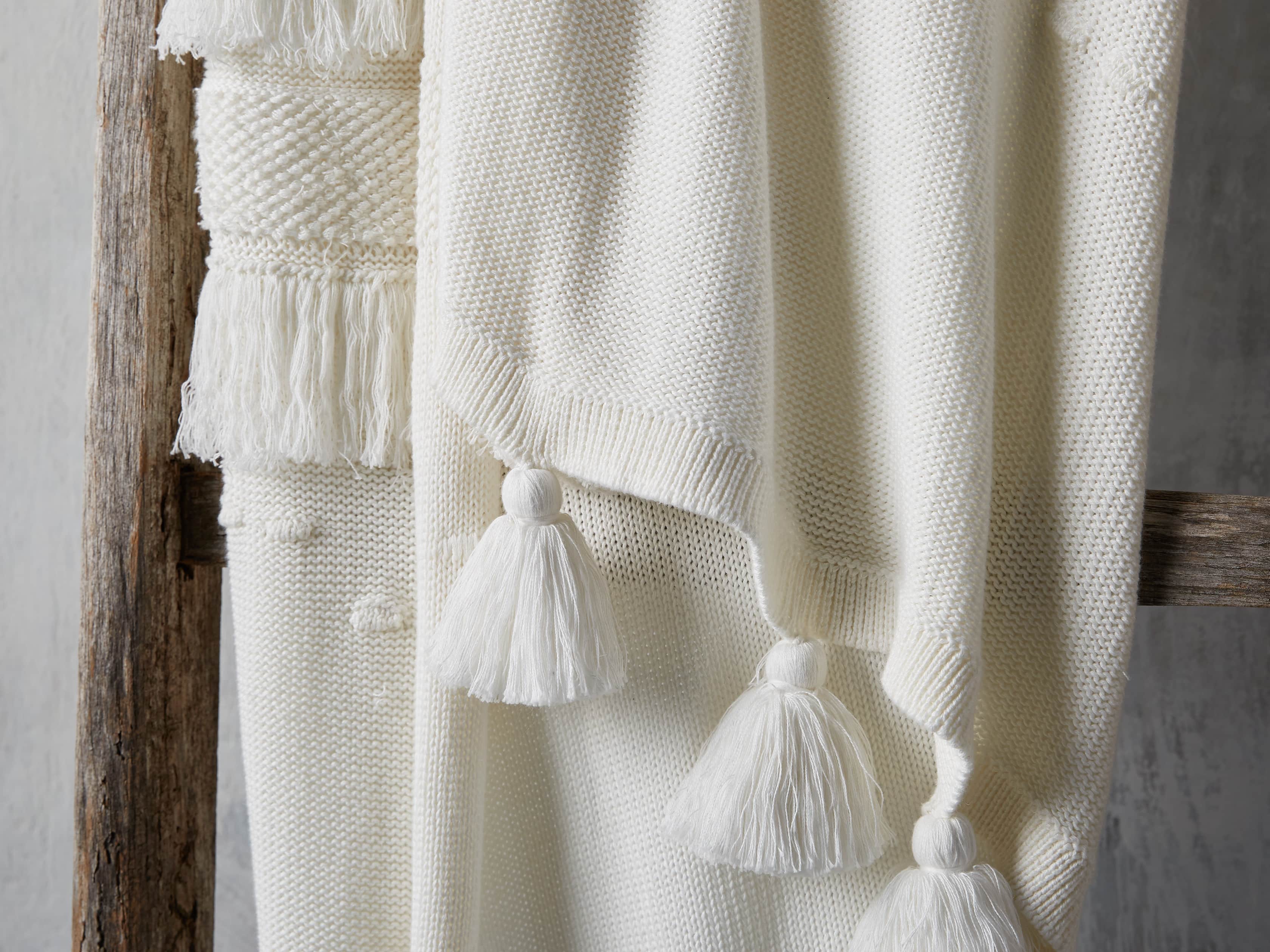 Fringed Tassel Throw, slide 3 of 6