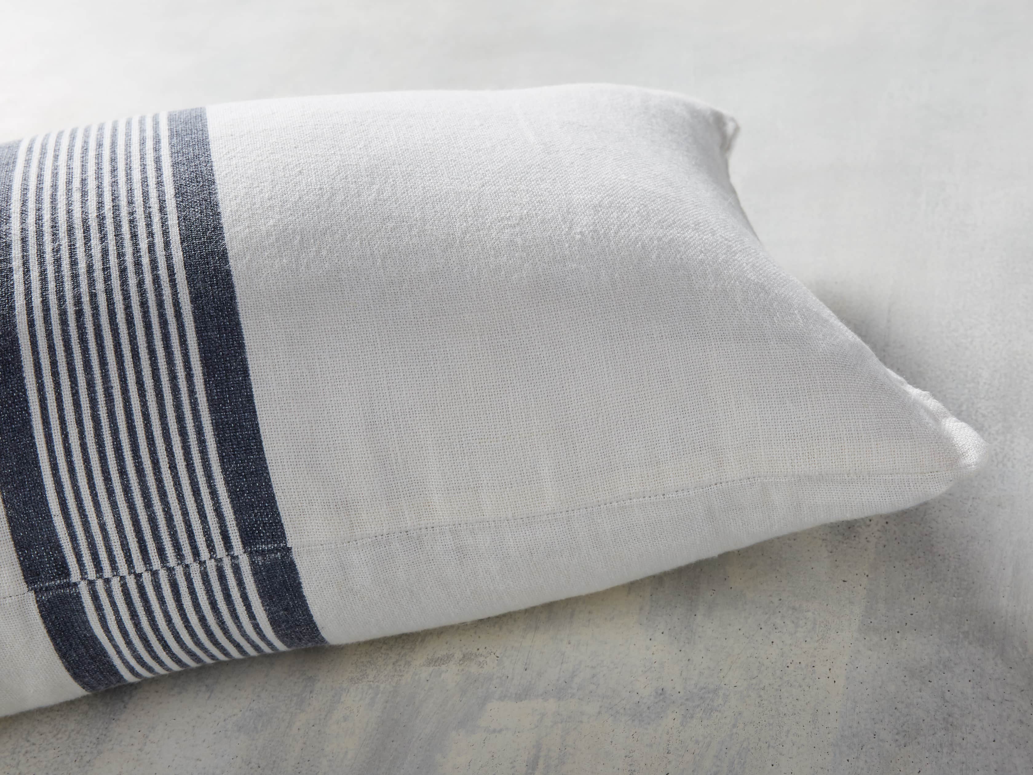 French Stripped Linen Pillow