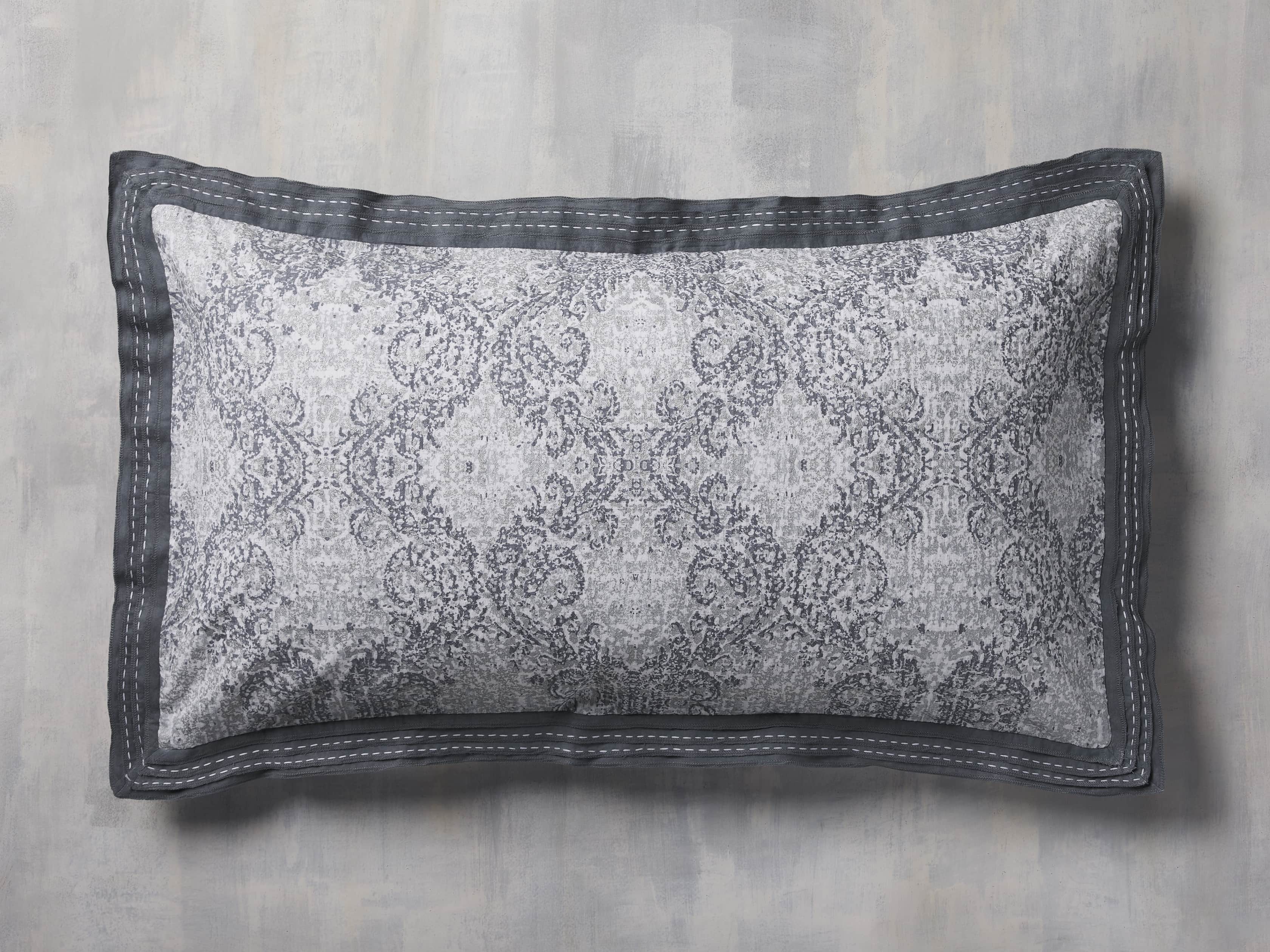 Gabriell King Sham in Navy, slide 1 of 4