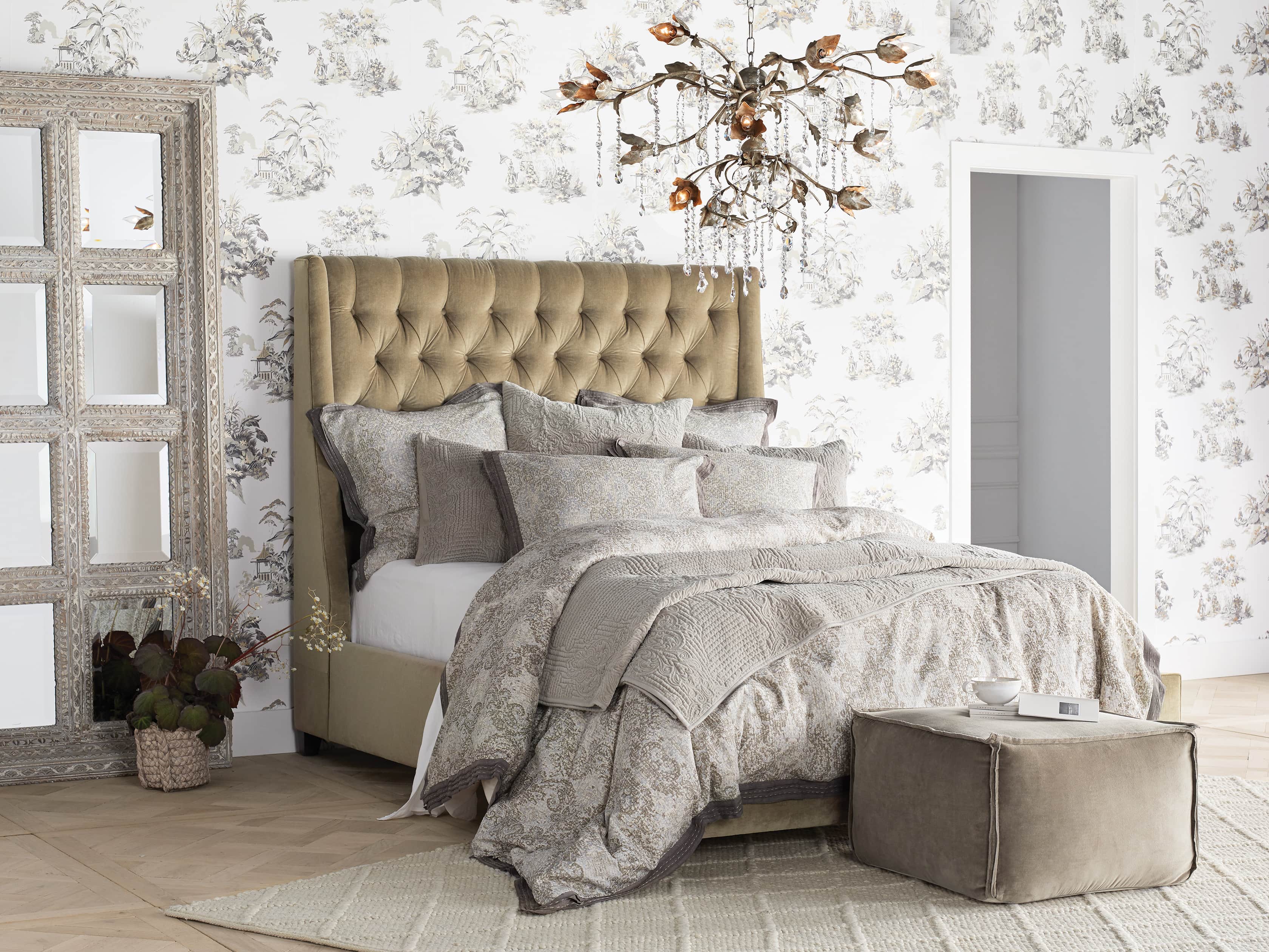 Gabrielle Velvet Quilted Standard Sham, slide 7 of 7