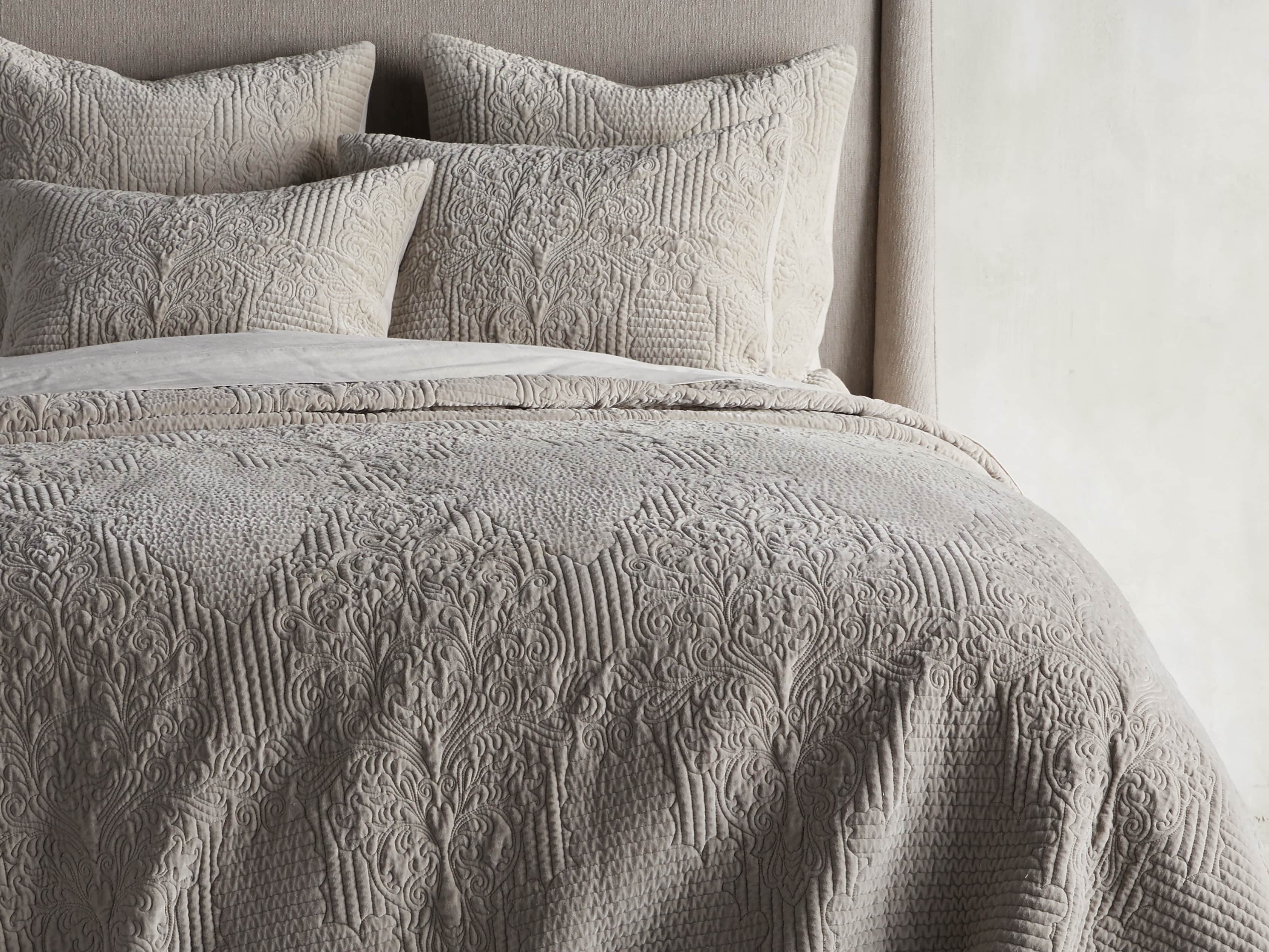 Gabrielle Velvet Quilted Standard Sham, slide 3 of 4