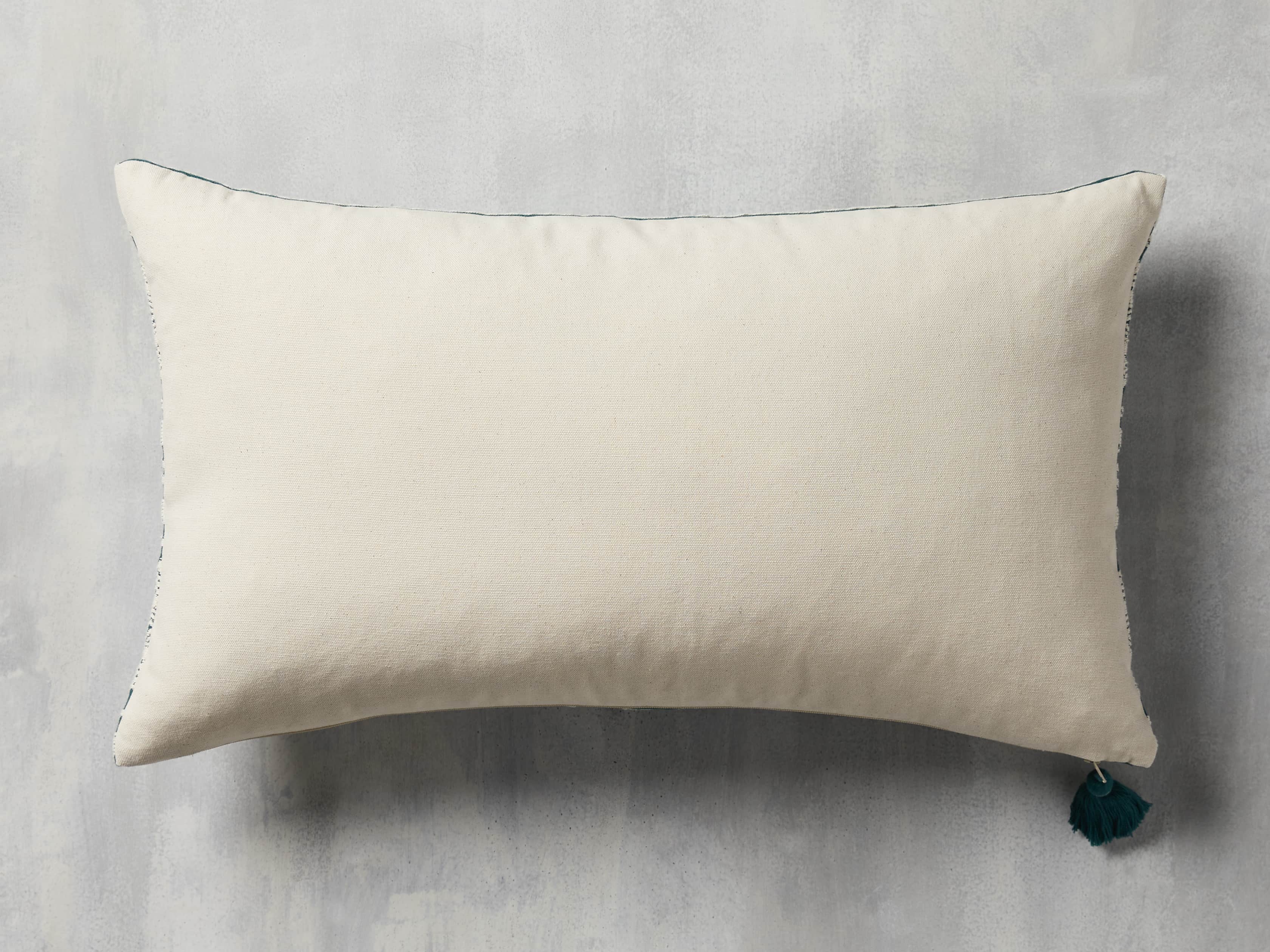Green Geo Lumbar Pillow Cover, slide 2 of 5