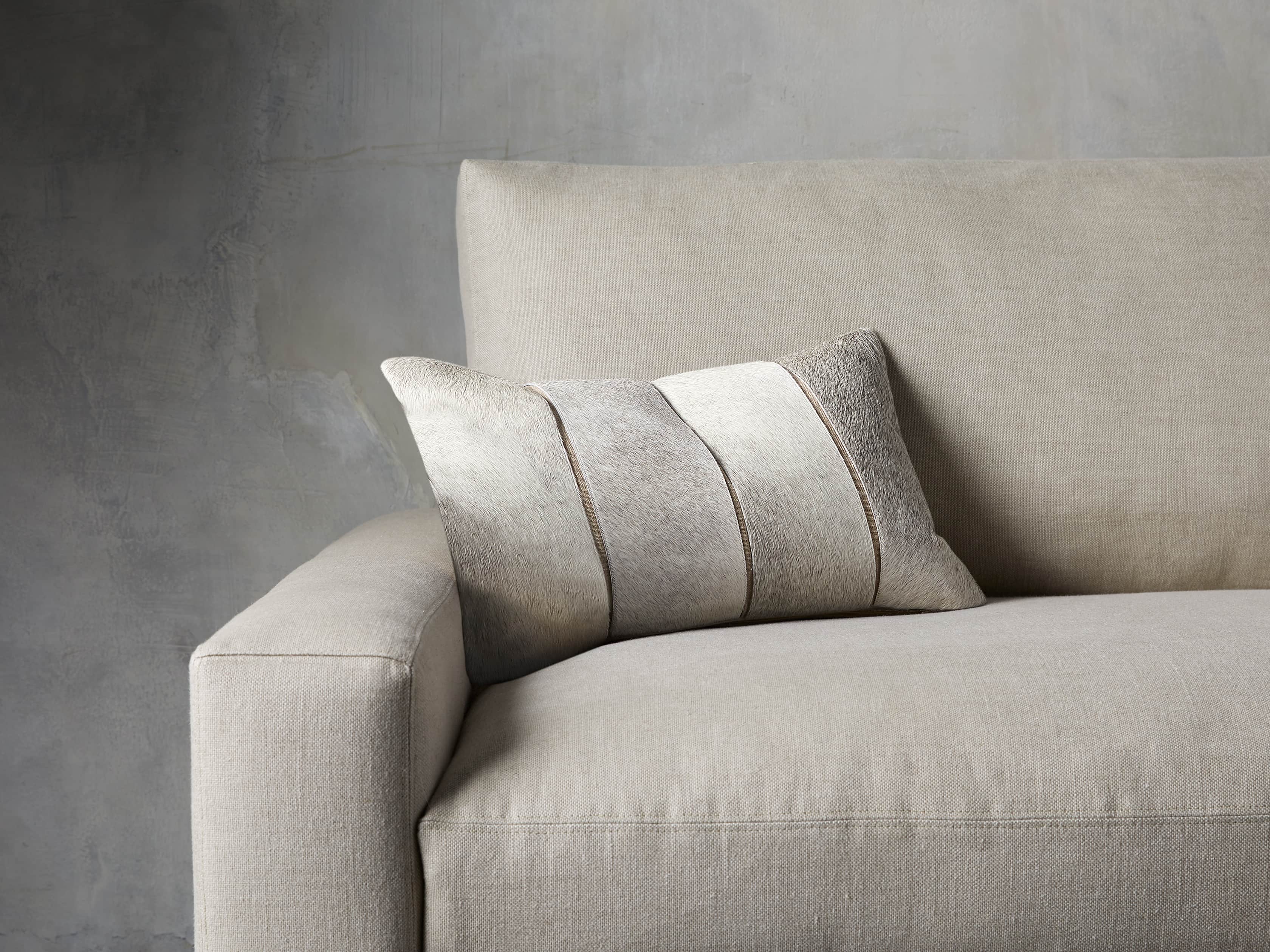 Channel-Stitch Hyde 20" Lumbar Pillow, slide 1 of 5
