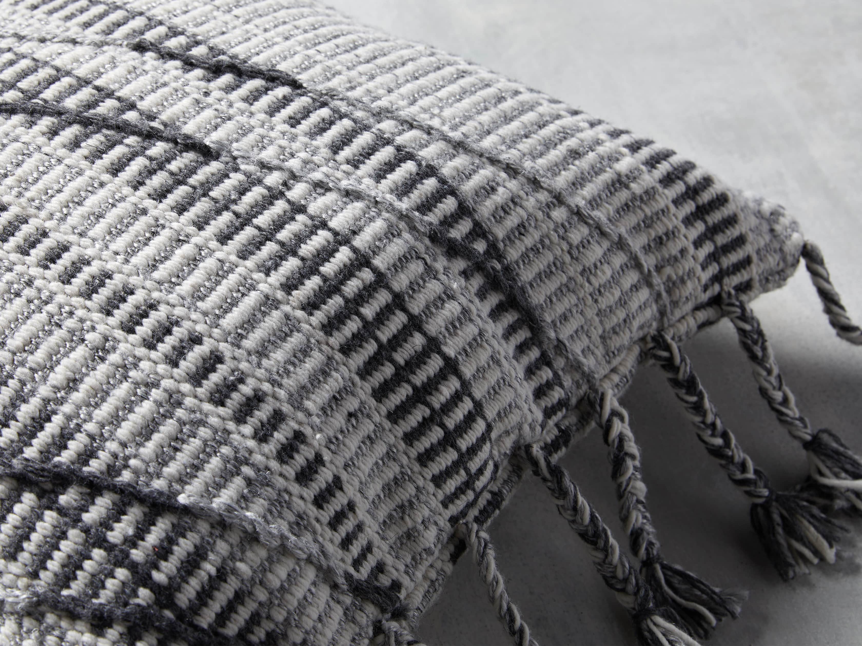Hardin Outoor Pillow in Grey, slide 2 of 5