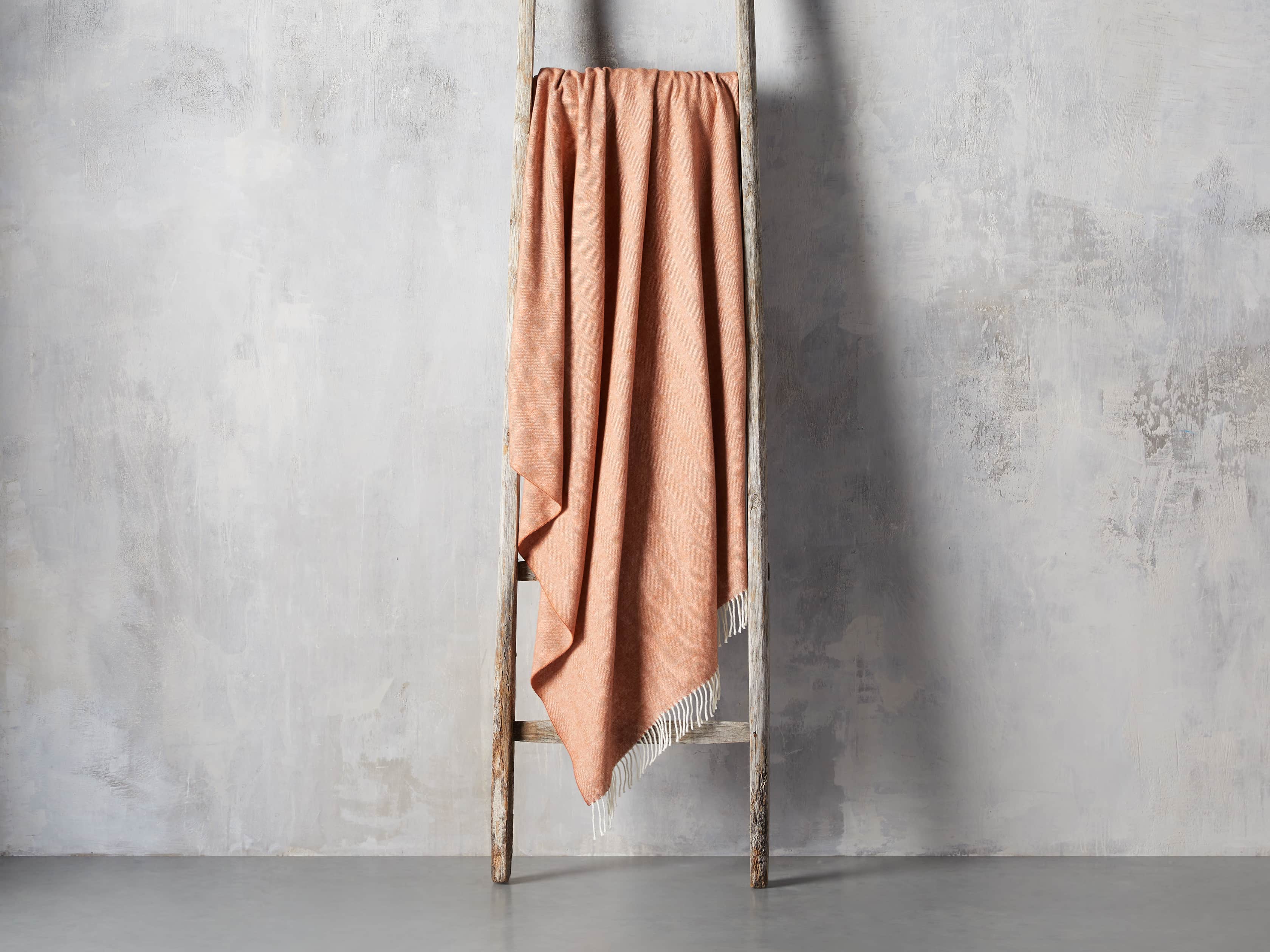 Italian Herringbone Throw in Copper, slide 2 of 3