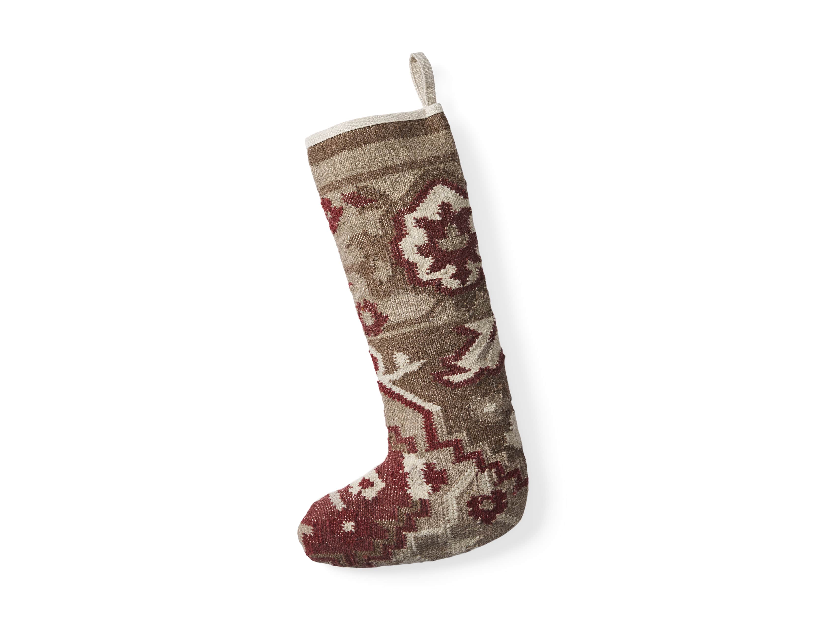Taupe Flatweave Stocking, slide 3 of 3