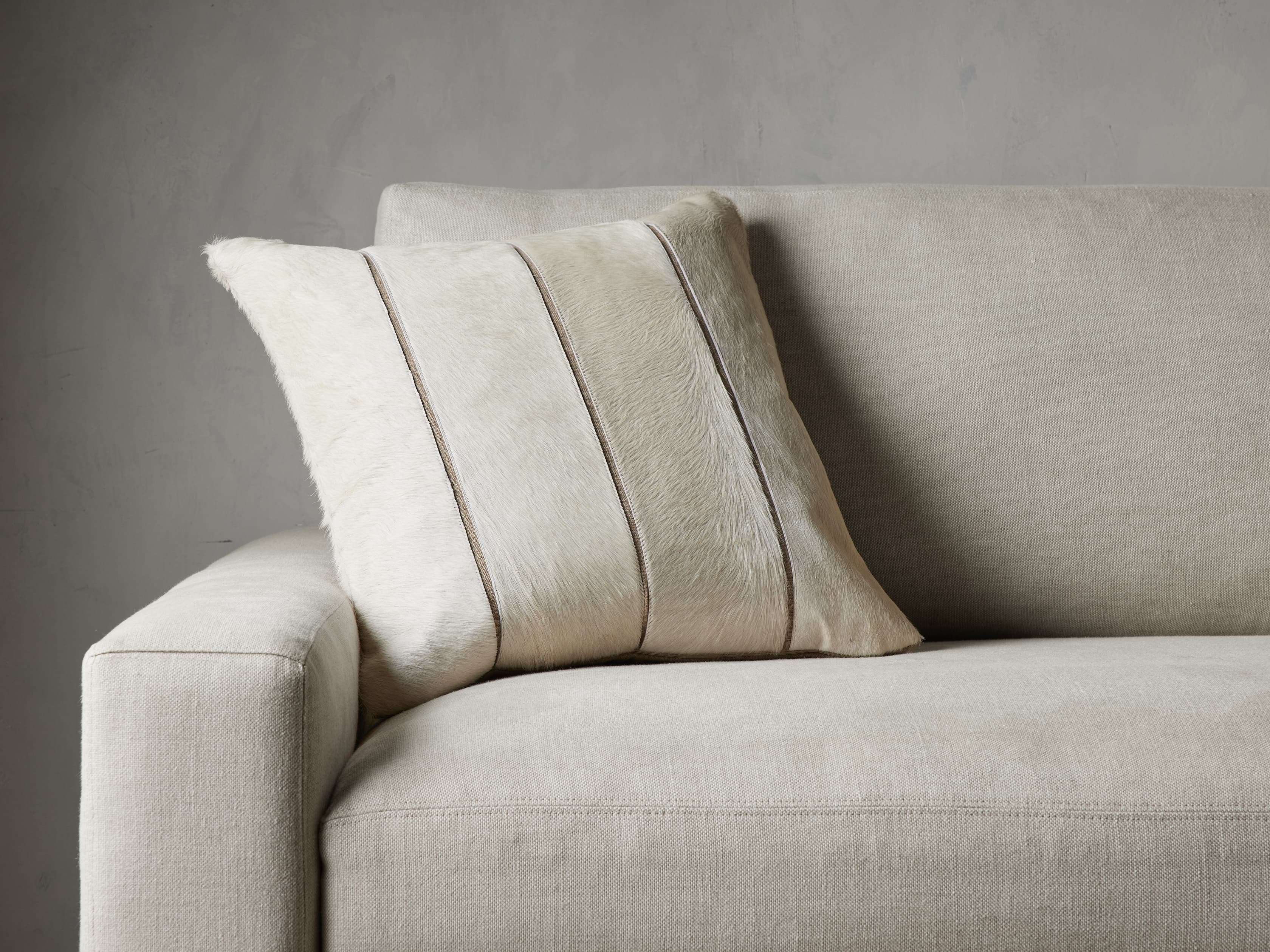 Restoration hardware couch online pillows