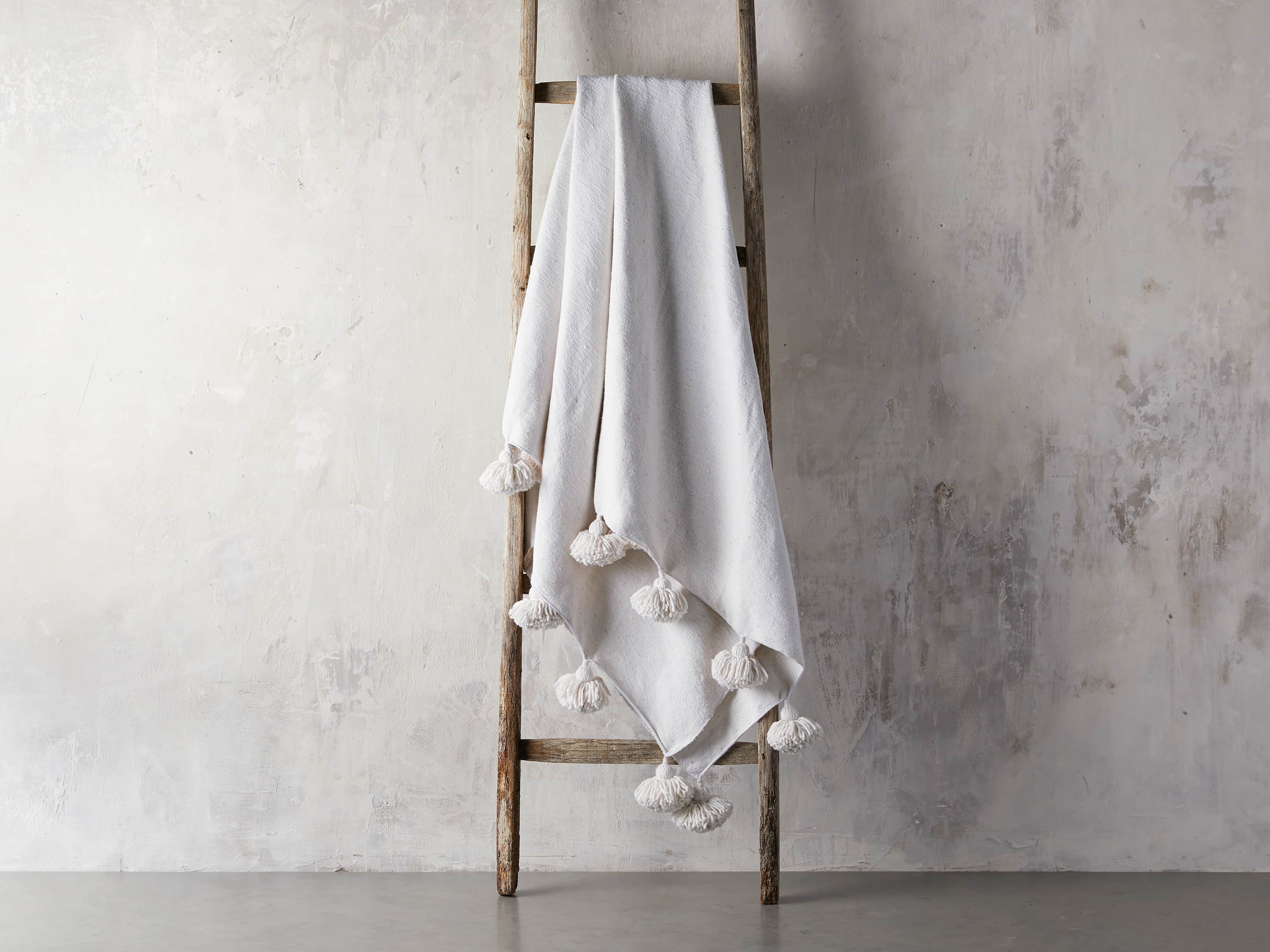 Moroccan Pom Pom Blanket