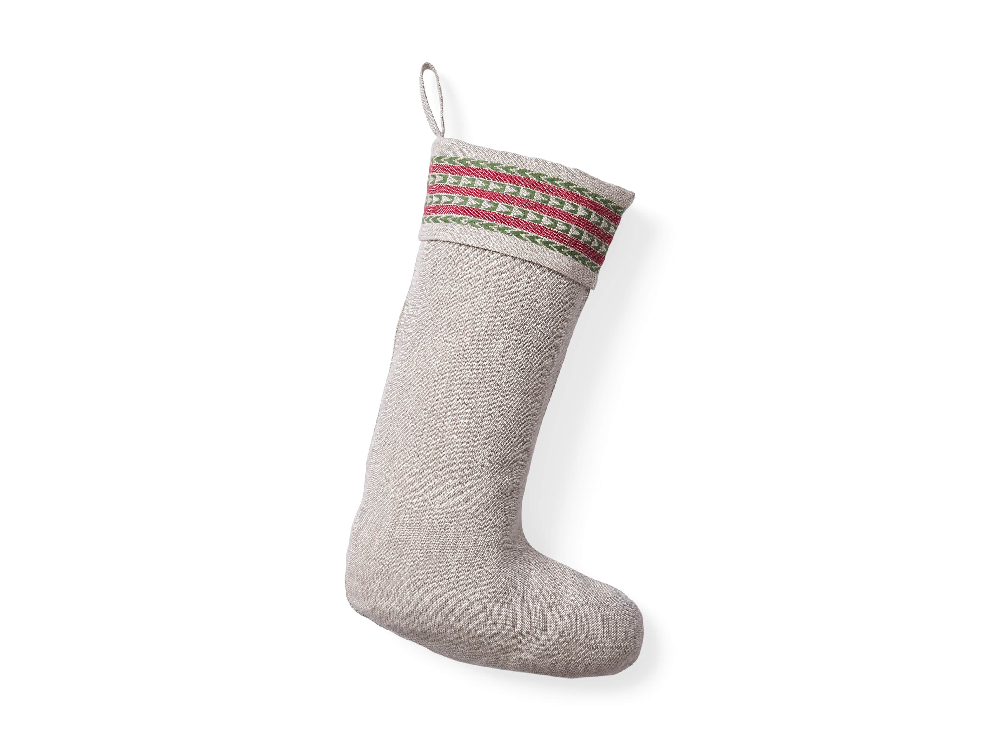 Natural Jute Stripe Stocking, slide 4 of 4