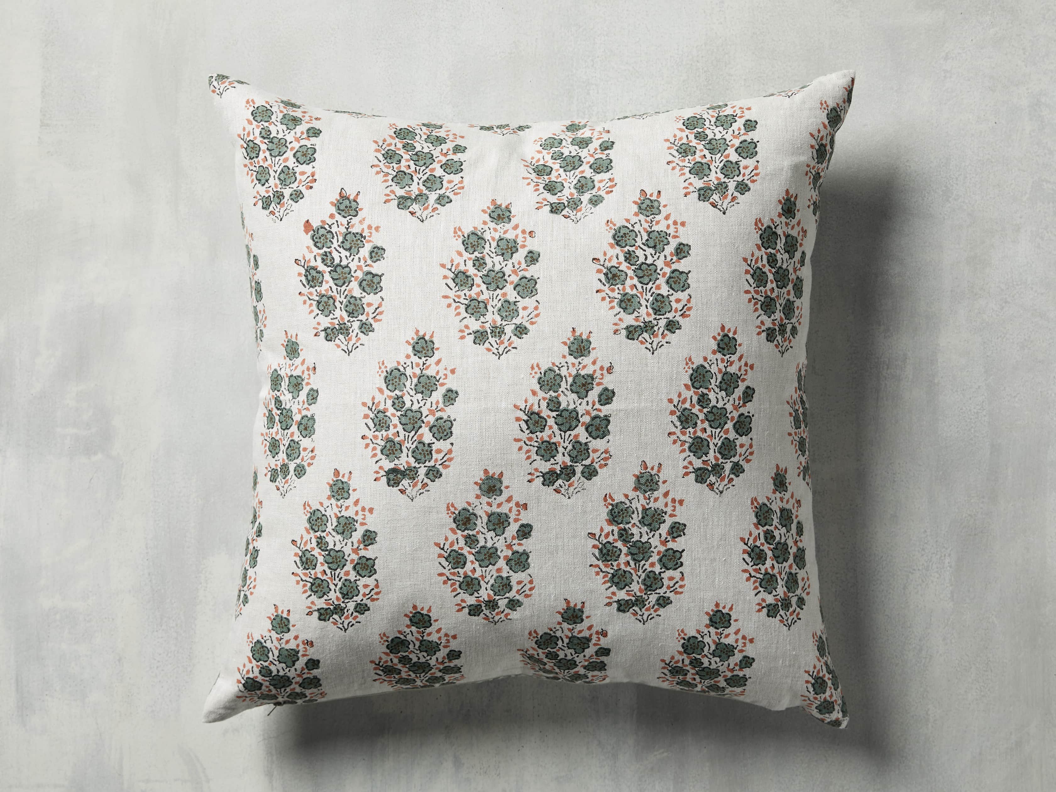 Leela Block Print Pillow, slide 2 of 4