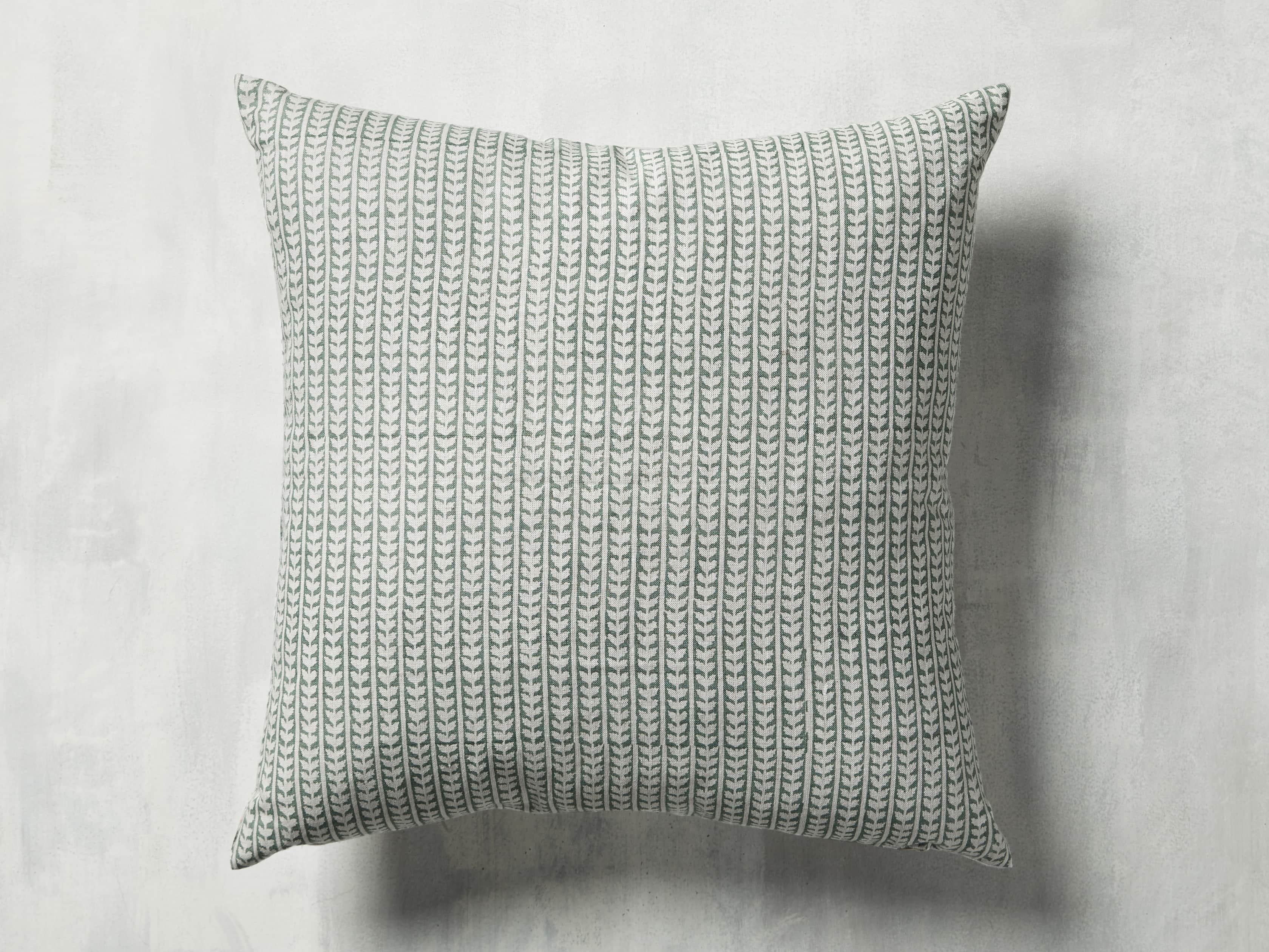 Leela Block Print Pillow, slide 3 of 4