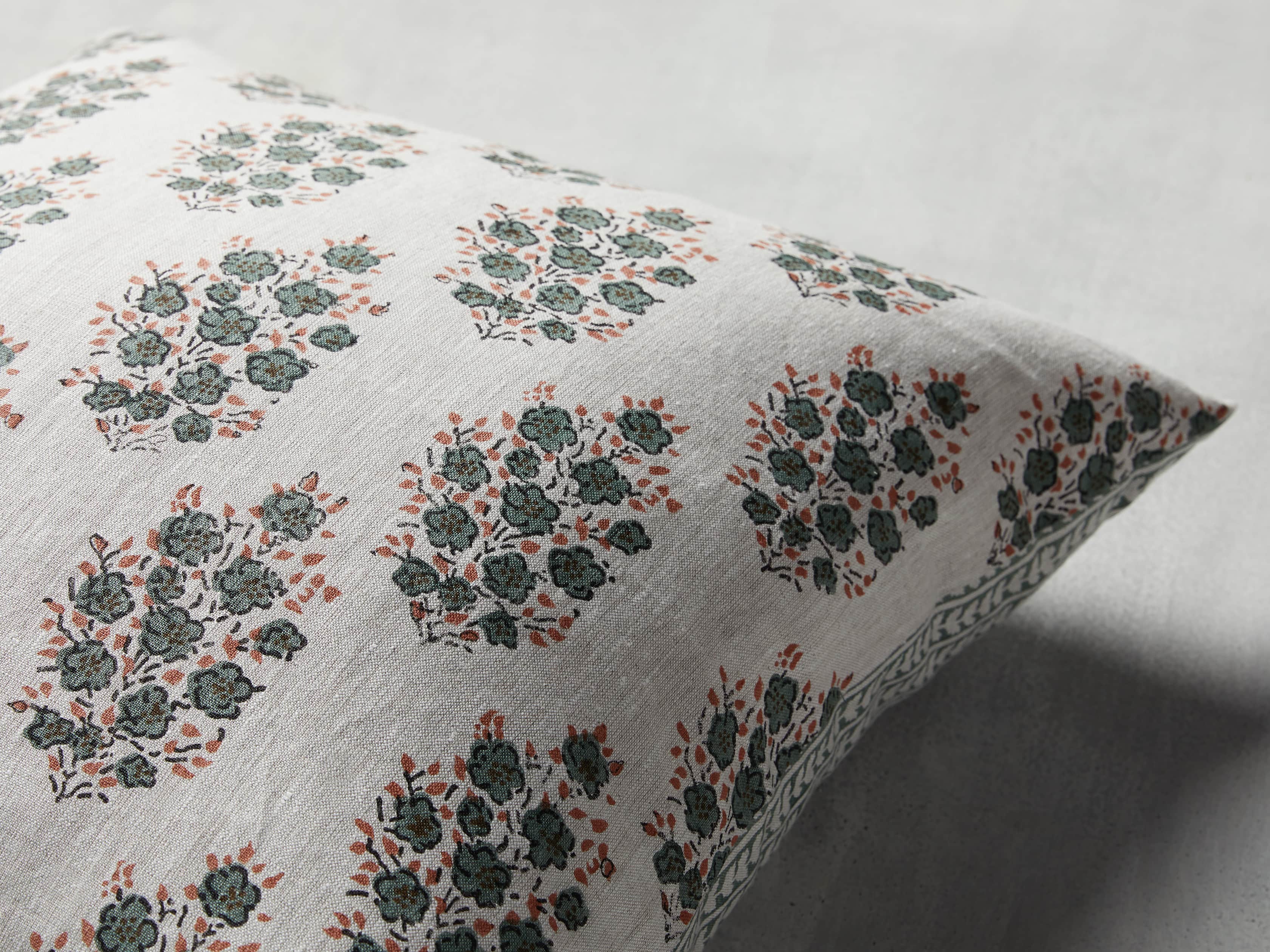Leela Block Print Pillow, slide 4 of 4