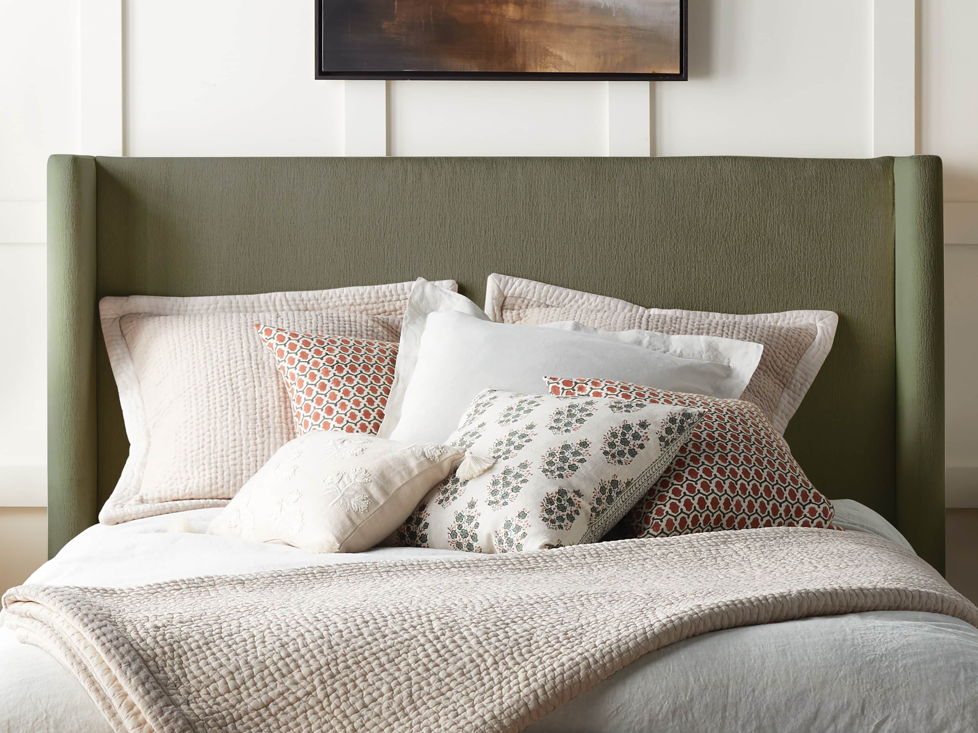 Leela Block Print Pillow, slide 6 of 6