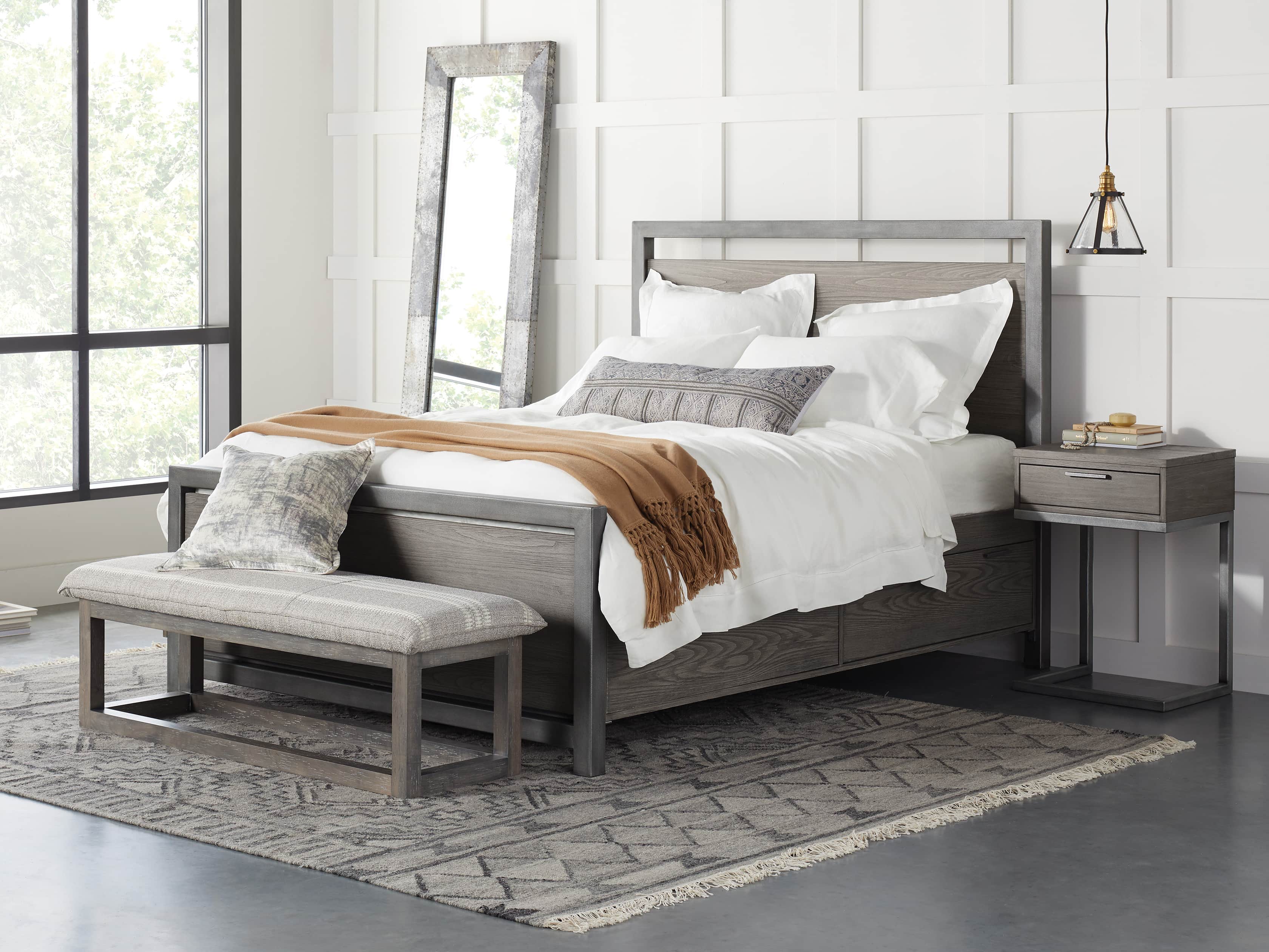Queen Italian Linen Hemstitch Sheet Set in White, slide 6 of 6